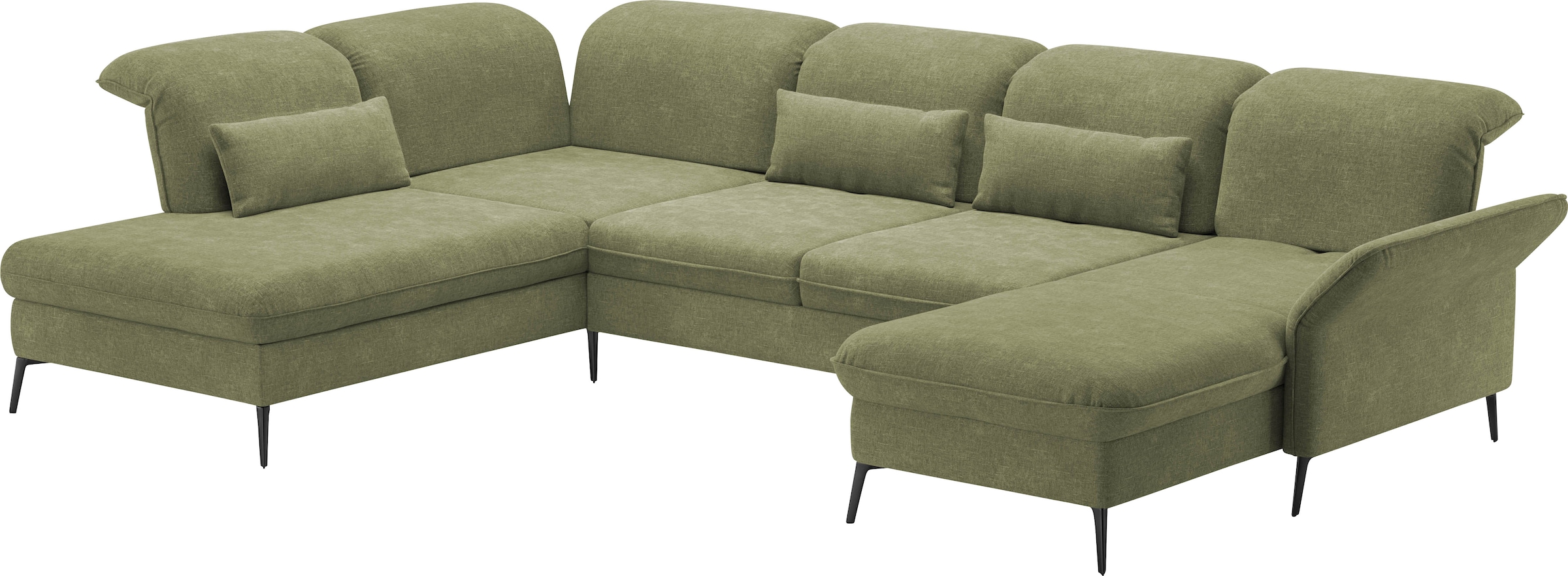 sit&more Wohnlandschaft »Emely«, mit Sitztiefenverstellung optional mit Bettfunktion und Bettkasten