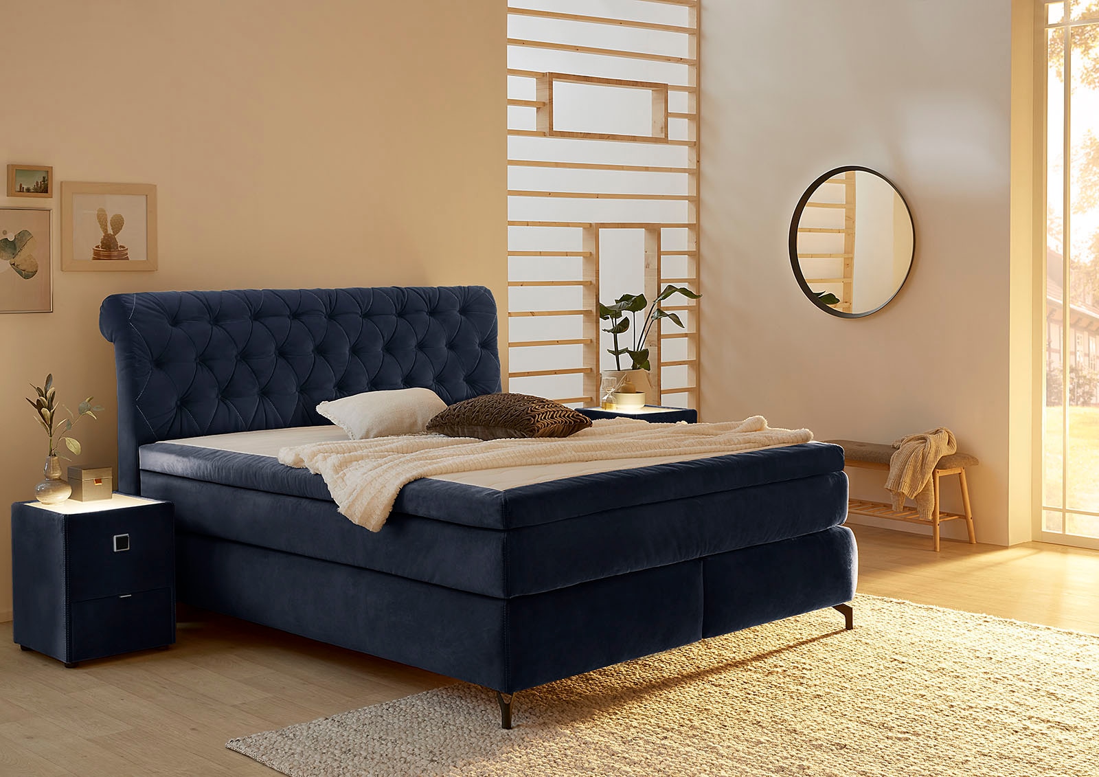 Jockenhöfer Gruppe Boxspringbett »Scarlett«, mit Kaltschaum-Topper