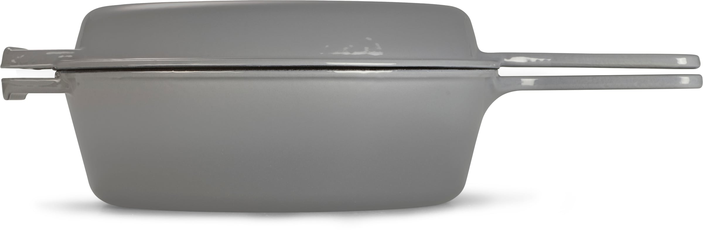 ECHTWERK Schmortopf »2 in 1 Set - Topf & Pfanne aus Gusseisen« Set, 2 Stk. tlg. Gusseisen