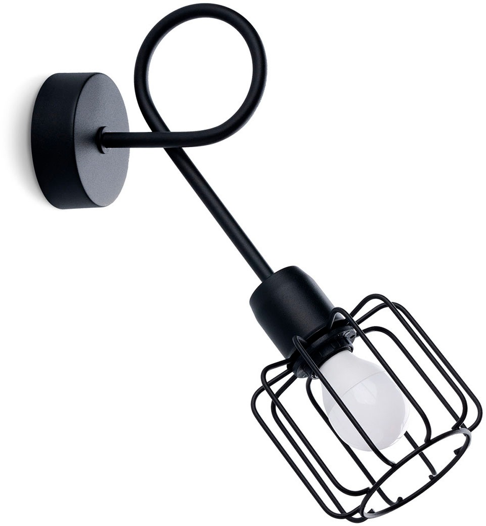 SOLLUX lighting Wandleuchte »BELUCI«, 1 flammig, Leuchtmittel E14   ohne Le günstig online kaufen