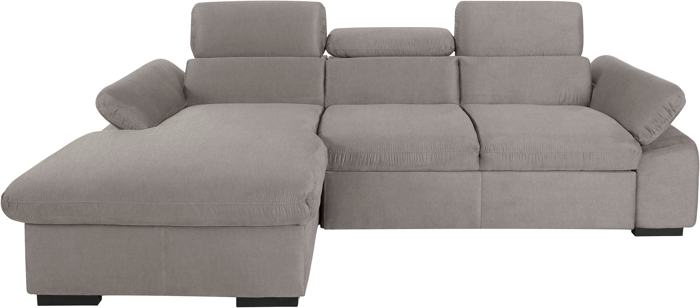 COTTA Ecksofa »Lola L-Form mit Kopfteilfunktion & Hocker« wahlweise mit Bet günstig online kaufen