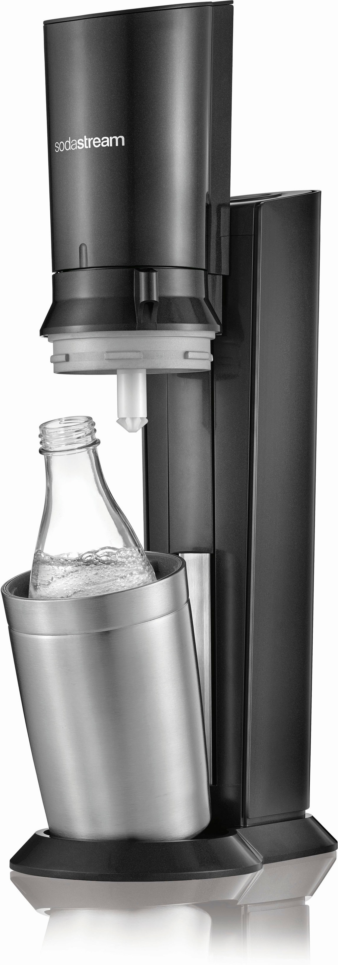 SodaStream Wassersprudler »»Crystal« Mega-Bundle«, (7 tlg.), Wassersprudler,  CO2-Zyl., Glaskaraffen, Abtropfhalter, Flaschenbürste auf Raten kaufen