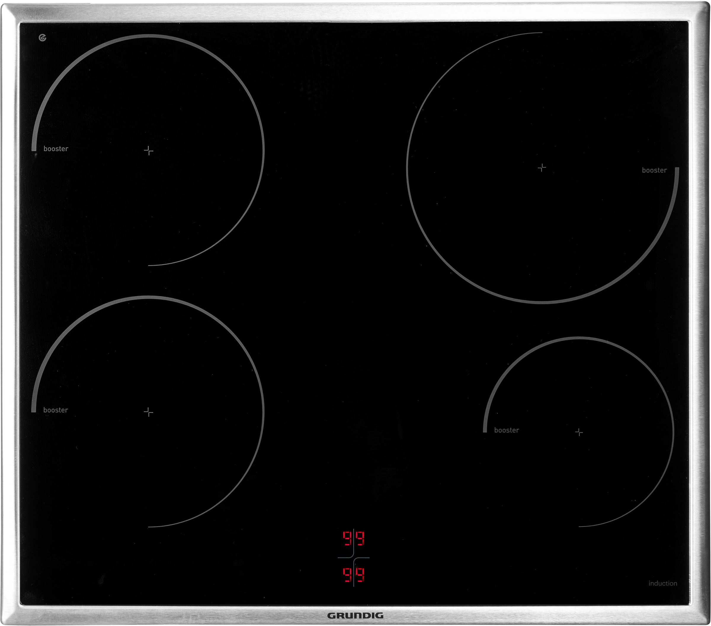 Grundig Induktions Herd-Set »GEHM19320B«, mit 3-fach-Teleskopauszug