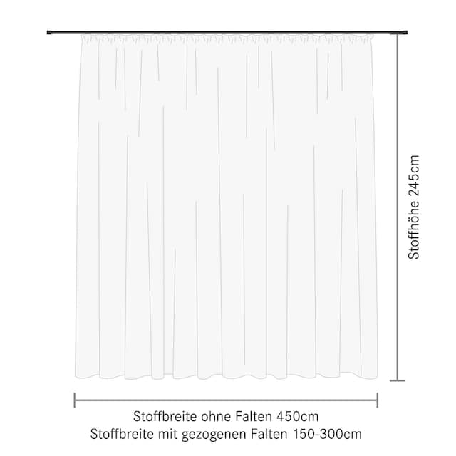 Gerster Gardine »Martina«, (1 St.), Pflegeleichte Effekt-Voile-Webware  online kaufen