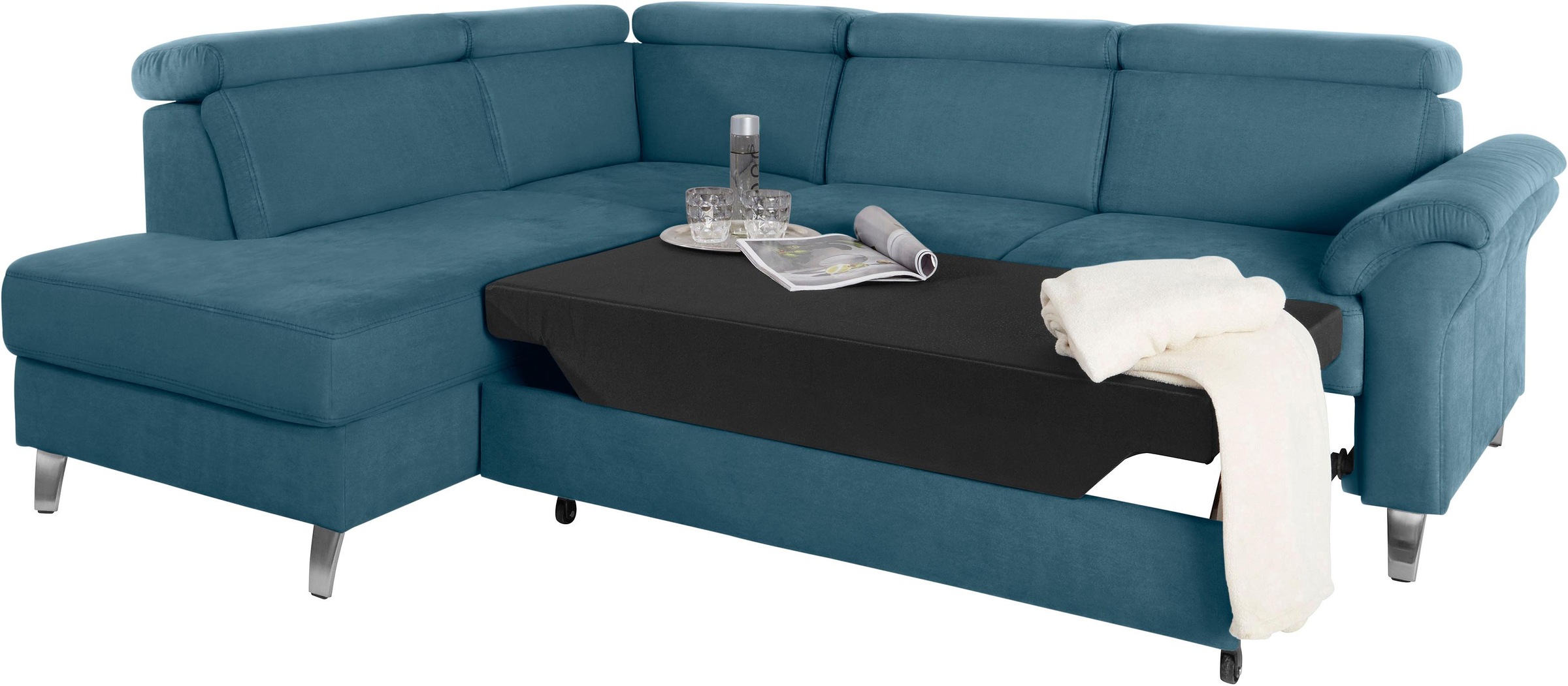 sit&more Ecksofa »Arngast L-Form«, inklusive Kopfteilverstellung und Federkern