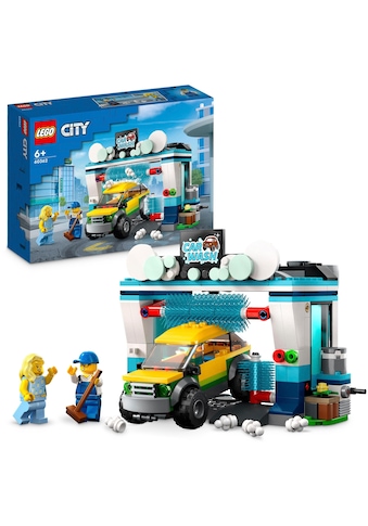 Konstruktionsspielsteine »Autowaschanlage (60362), LEGO® City«, (243 St.)