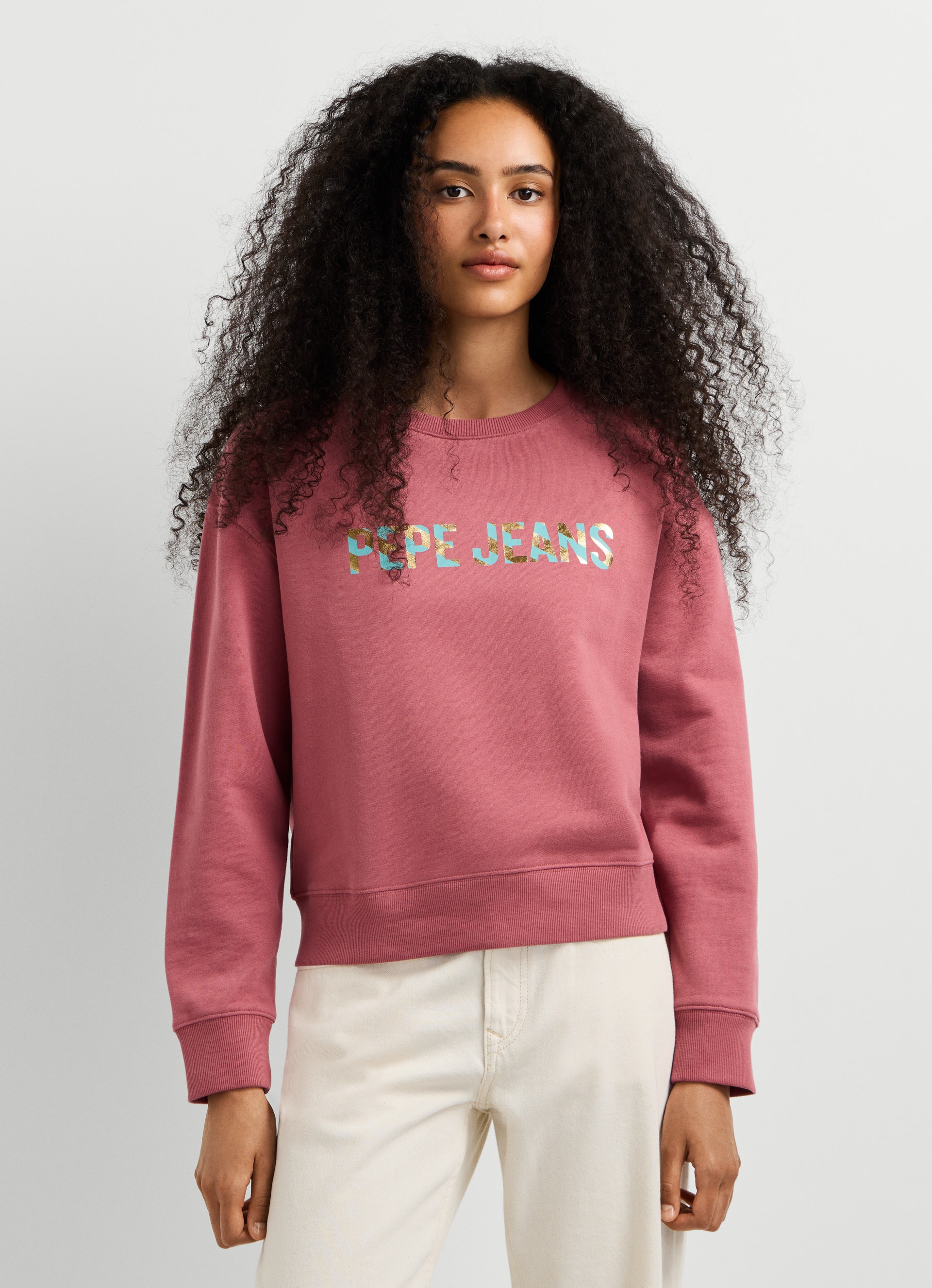 Pepe Jeans Sweatshirt »CELESTE«, Baumwoll-Mix, Rundhalsform
