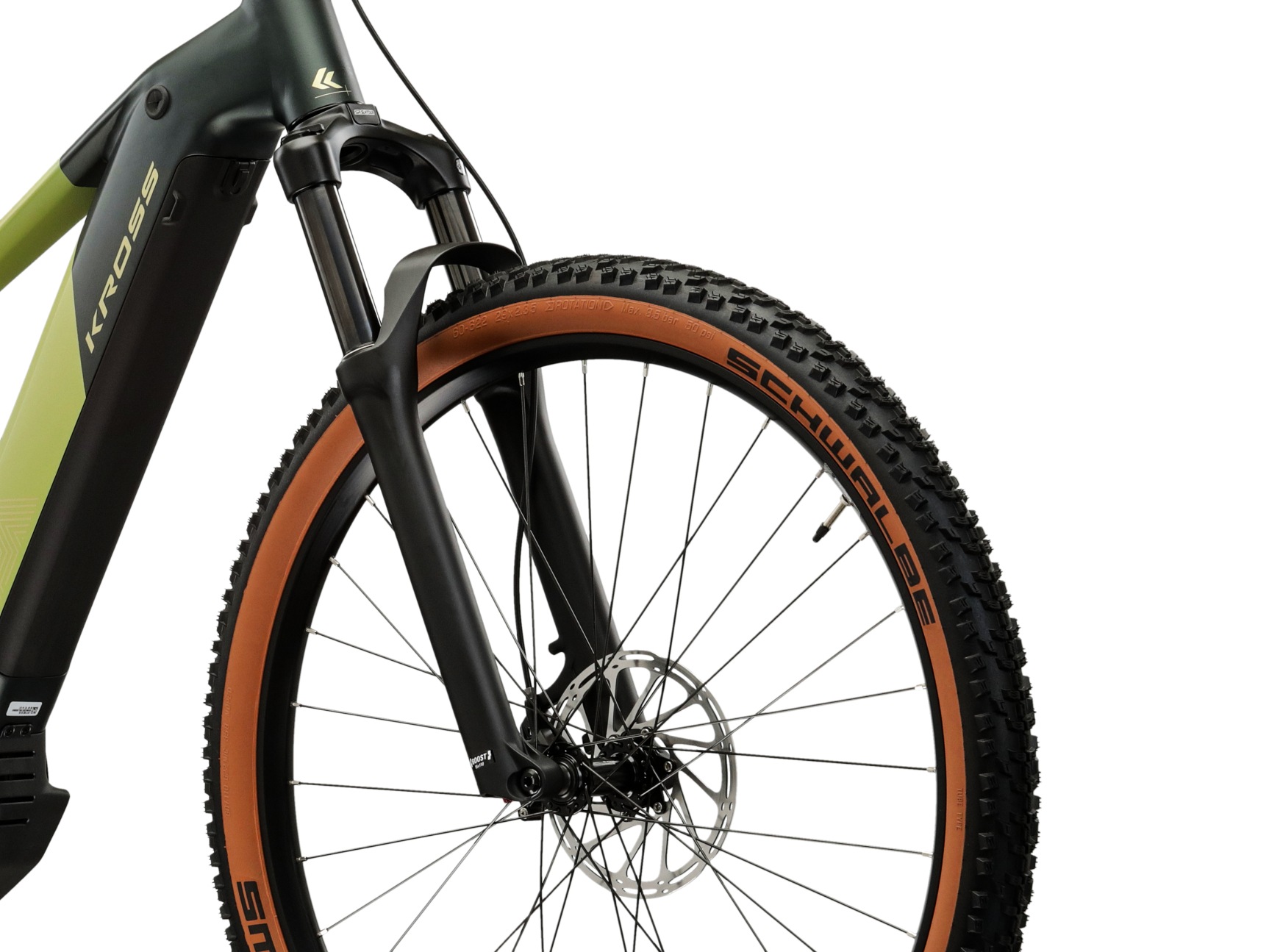 Kross »Influx Hybrid 4.0 21,3Ah / 800 Wh 29 Zoll grün 12 Gänge 2026« 12 Gang Shimano DEORE M6100 Schaltwerk Kettenschaltung Mittelmotor 250 W