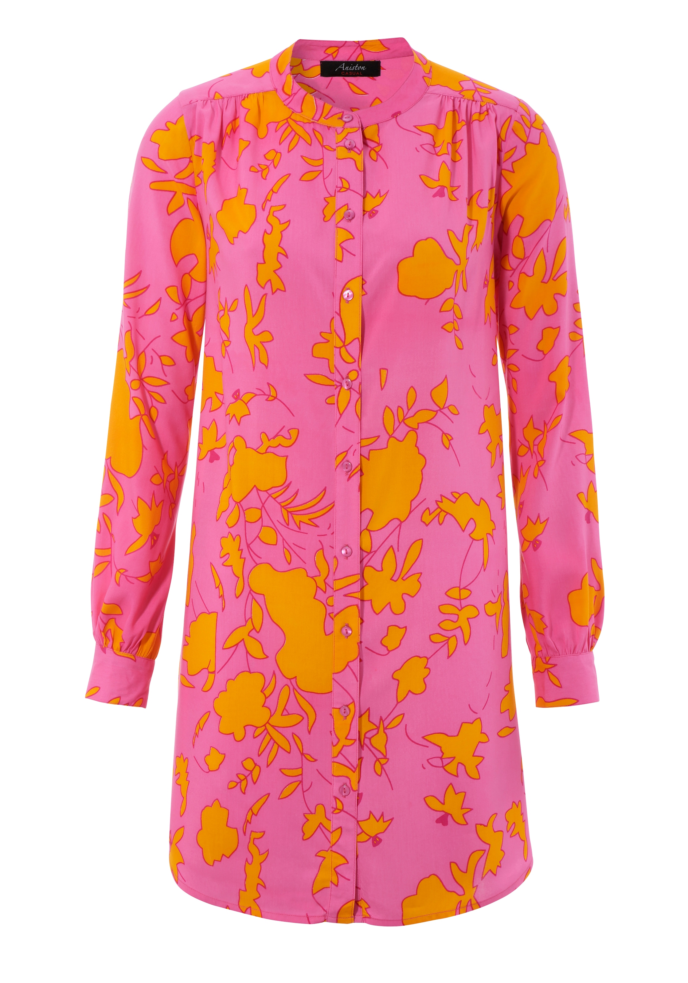 Aniston CASUAL Longbluse, mit graphischem Blumendruck in topaktuellen  Farbkombinationen - NEUE KOLLEKTION günstig kaufen