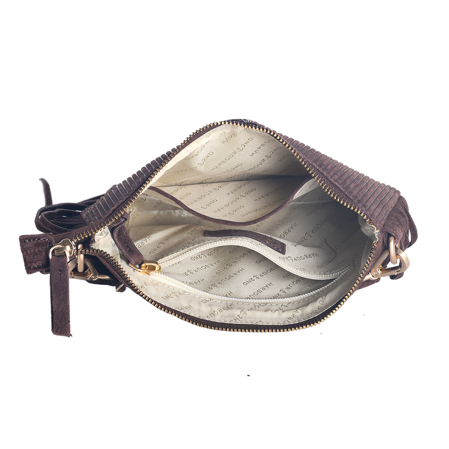 HARBOUR 2nd Handtasche »Tallulah« Damen Henkeltasche, Umhängetasche mit modischen Fransen