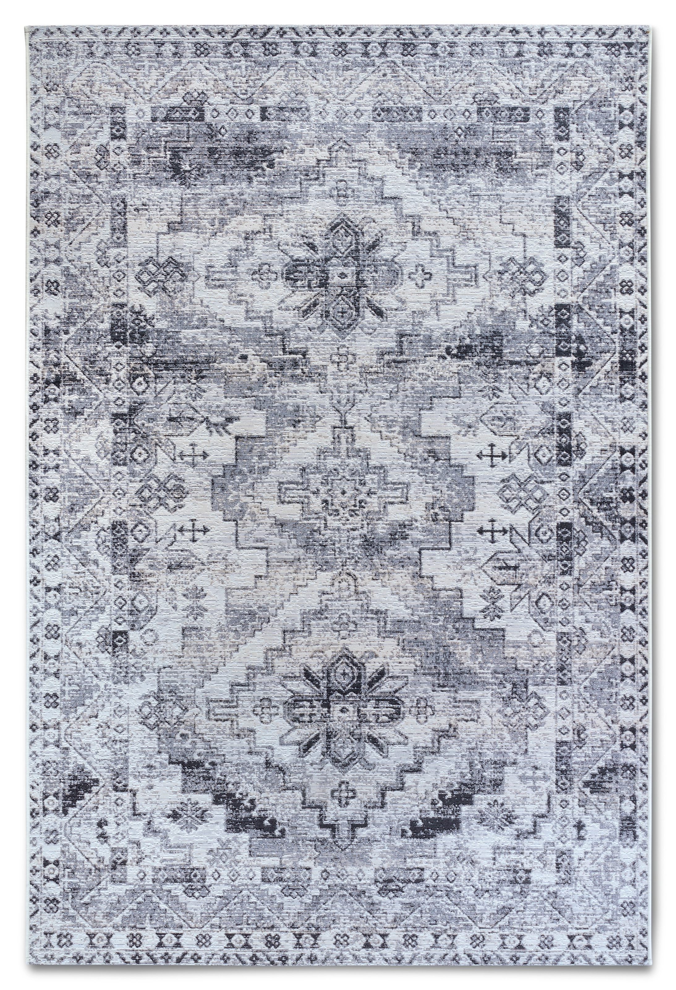 Villeroy & Boch Outdoorteppich »Esther«, rechteckig, 3 mm Höhe, Outdoor, Flachgewebe, wetterfest, Balkon, Garten, Klassisch, Terrasse