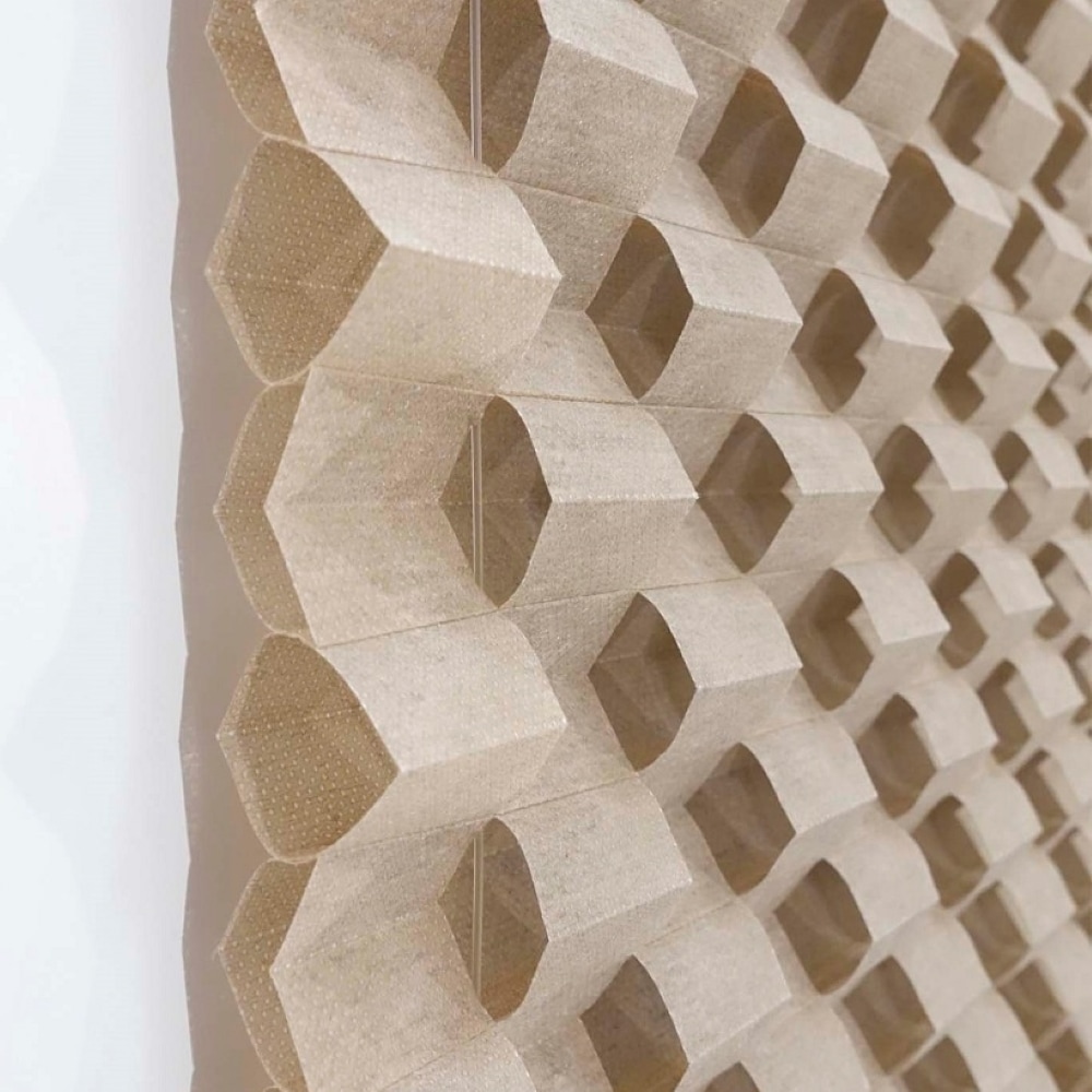 K-HOME Plissee »Diamantplissee von K-home, 3D-Effekt, patentiertes Design« Lichtschutz ohne Bohren verspannt