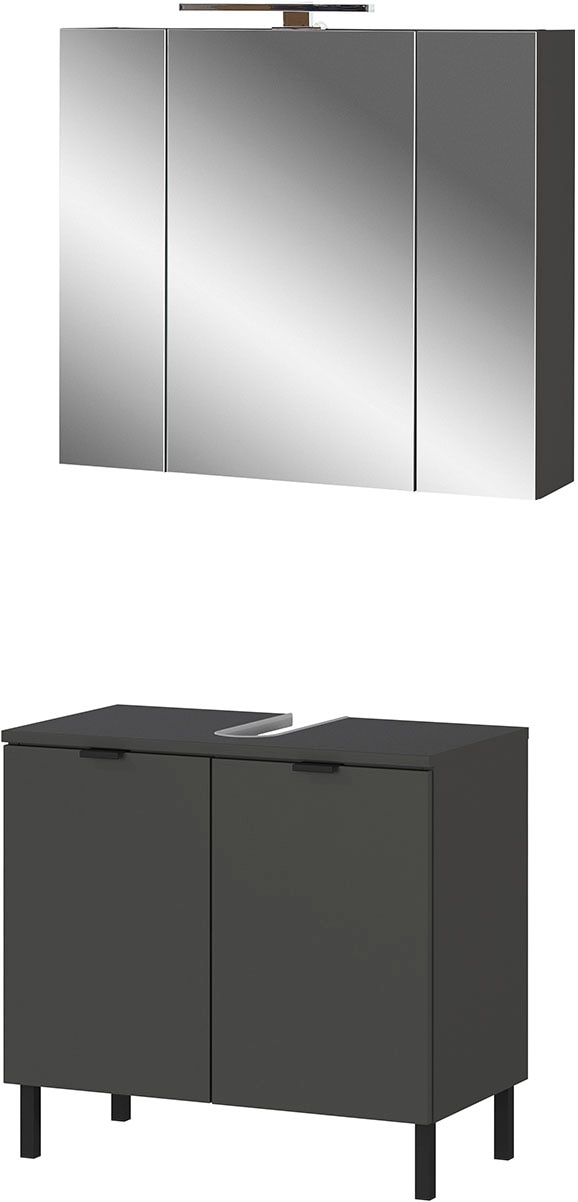 GERMANIA Badmöbel-Set »GW-Arcena«, (2 St.), mit integrierter LED-Beleuchtun günstig online kaufen