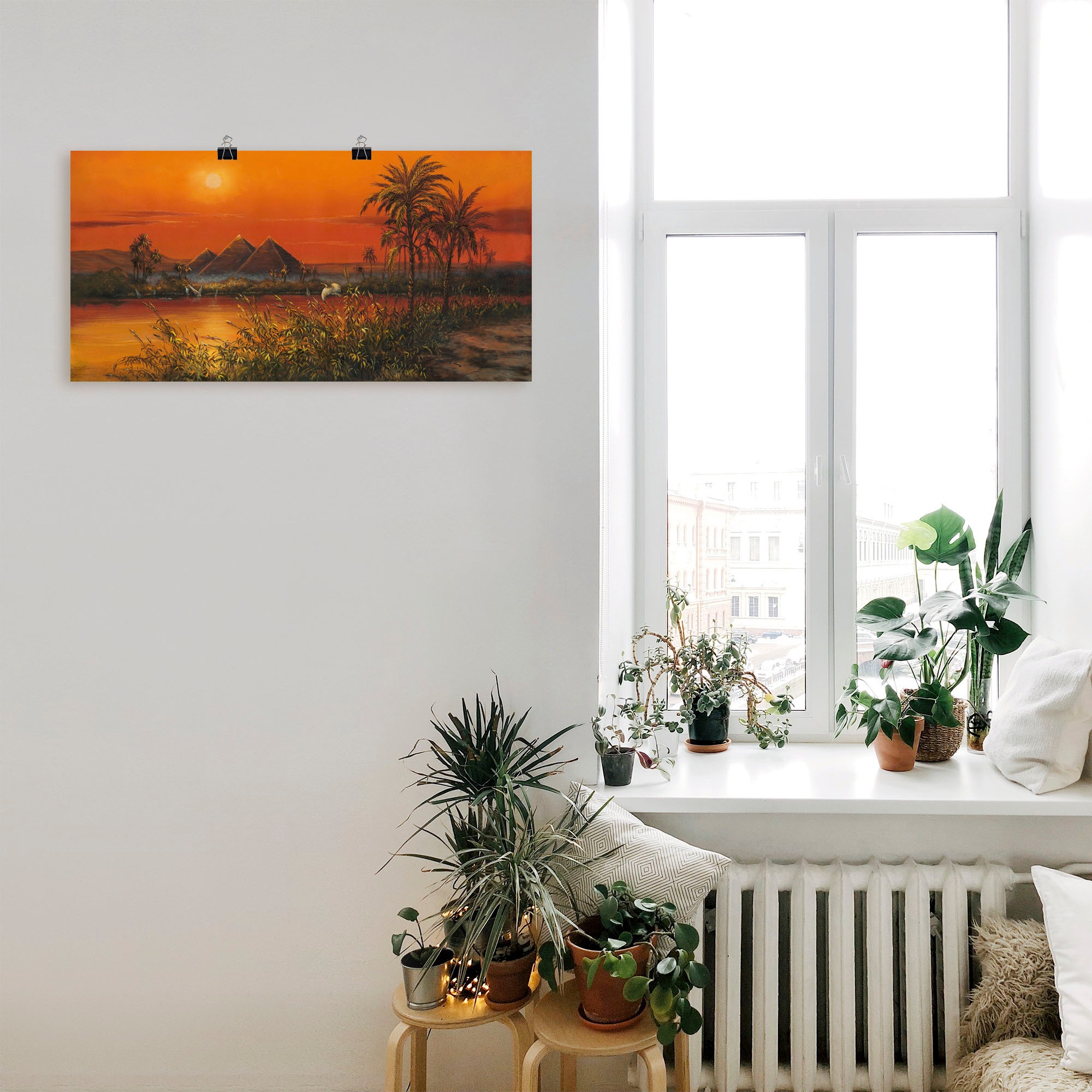 Artland Wandbild »Pyramiden«, Afrika, (1 St.), als Alubild, Leinwandbild, W günstig online kaufen