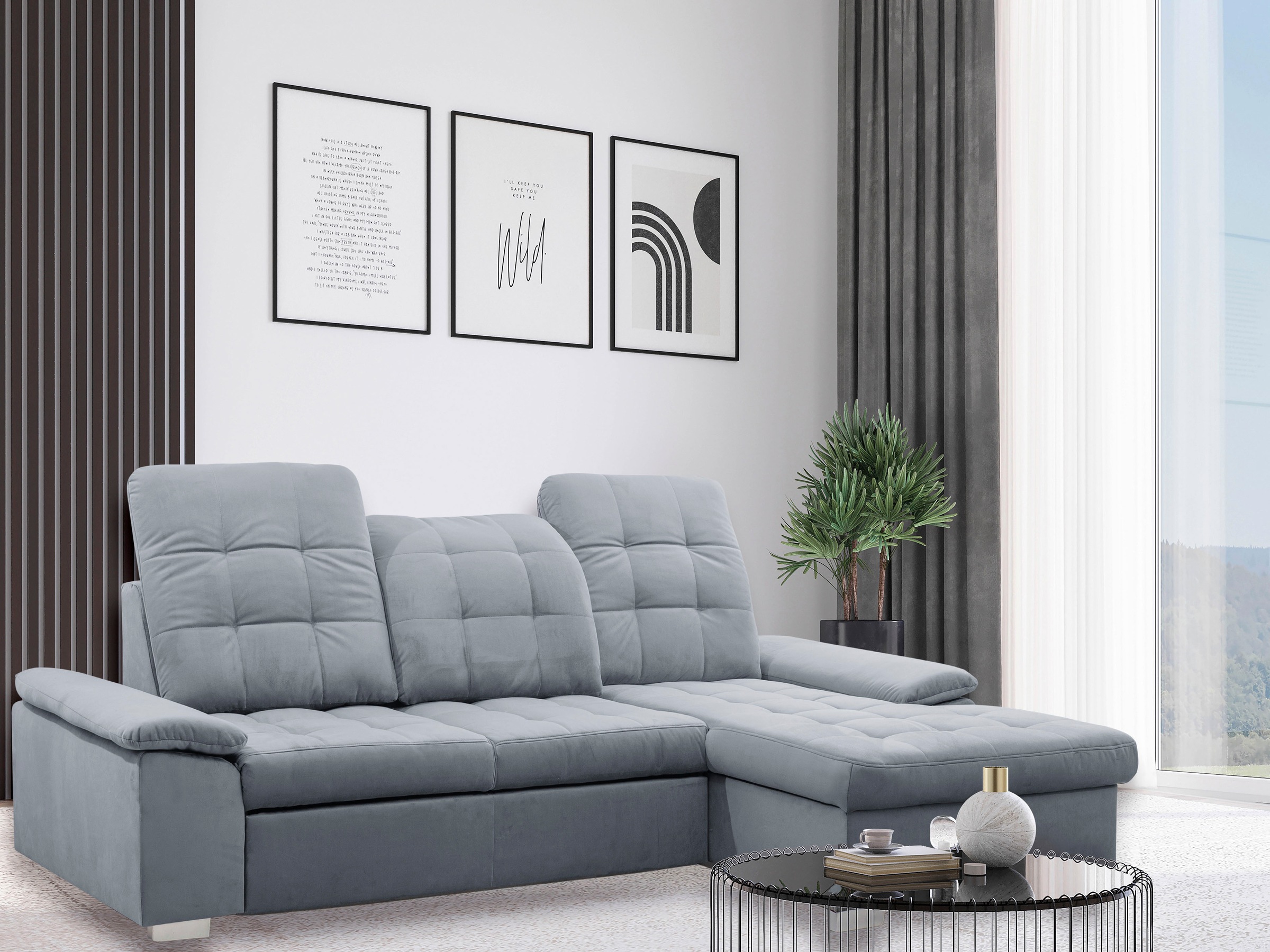 WERK2 Ecksofa »Mandy«, Sofa, Eckcouch mit Schlaffunktion, Bettkasten,... kaufen