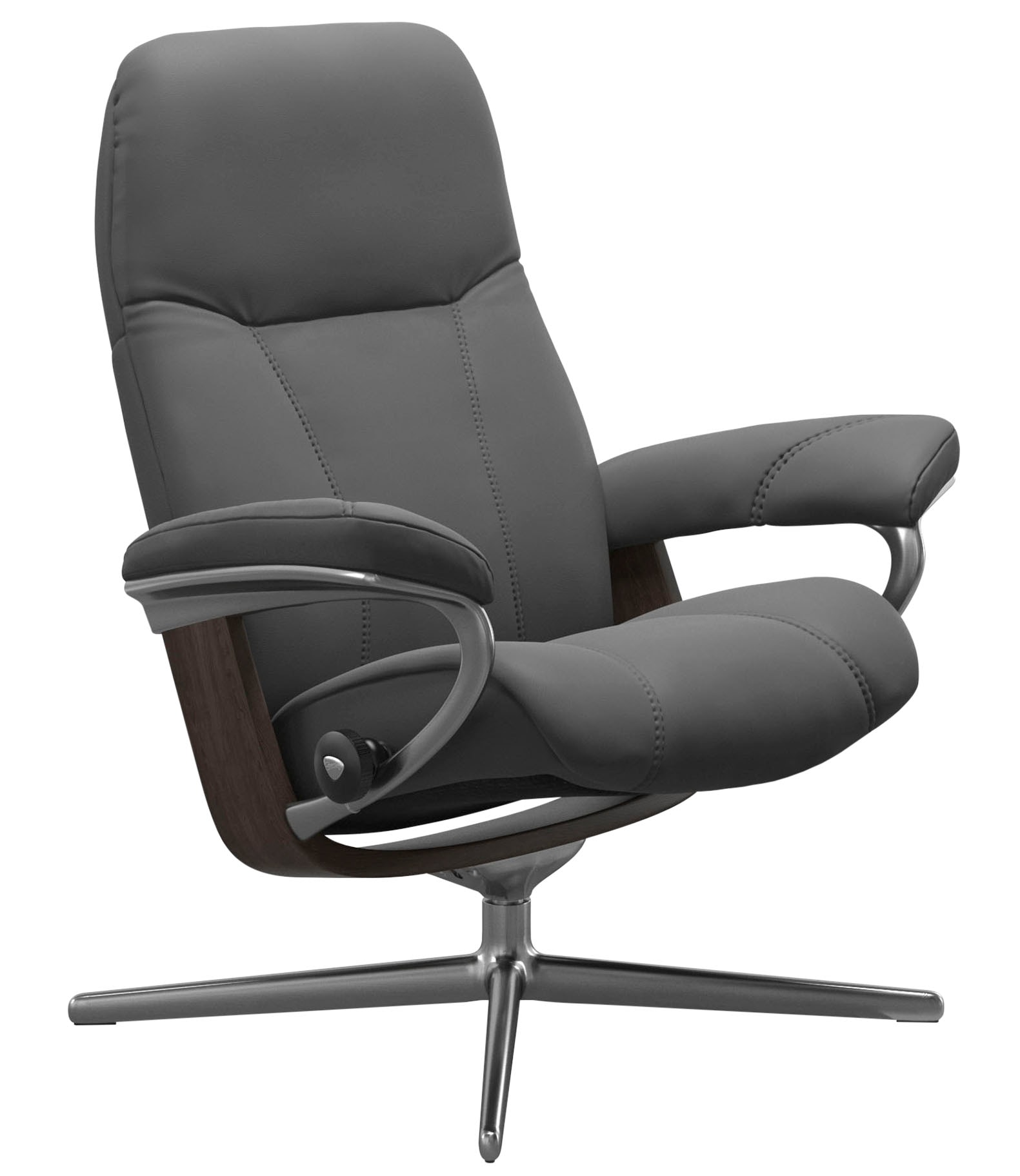 Stressless® Relaxsessel »Consul«, mit Cross Base, Größe S, M & L, Holzakzent Wenge