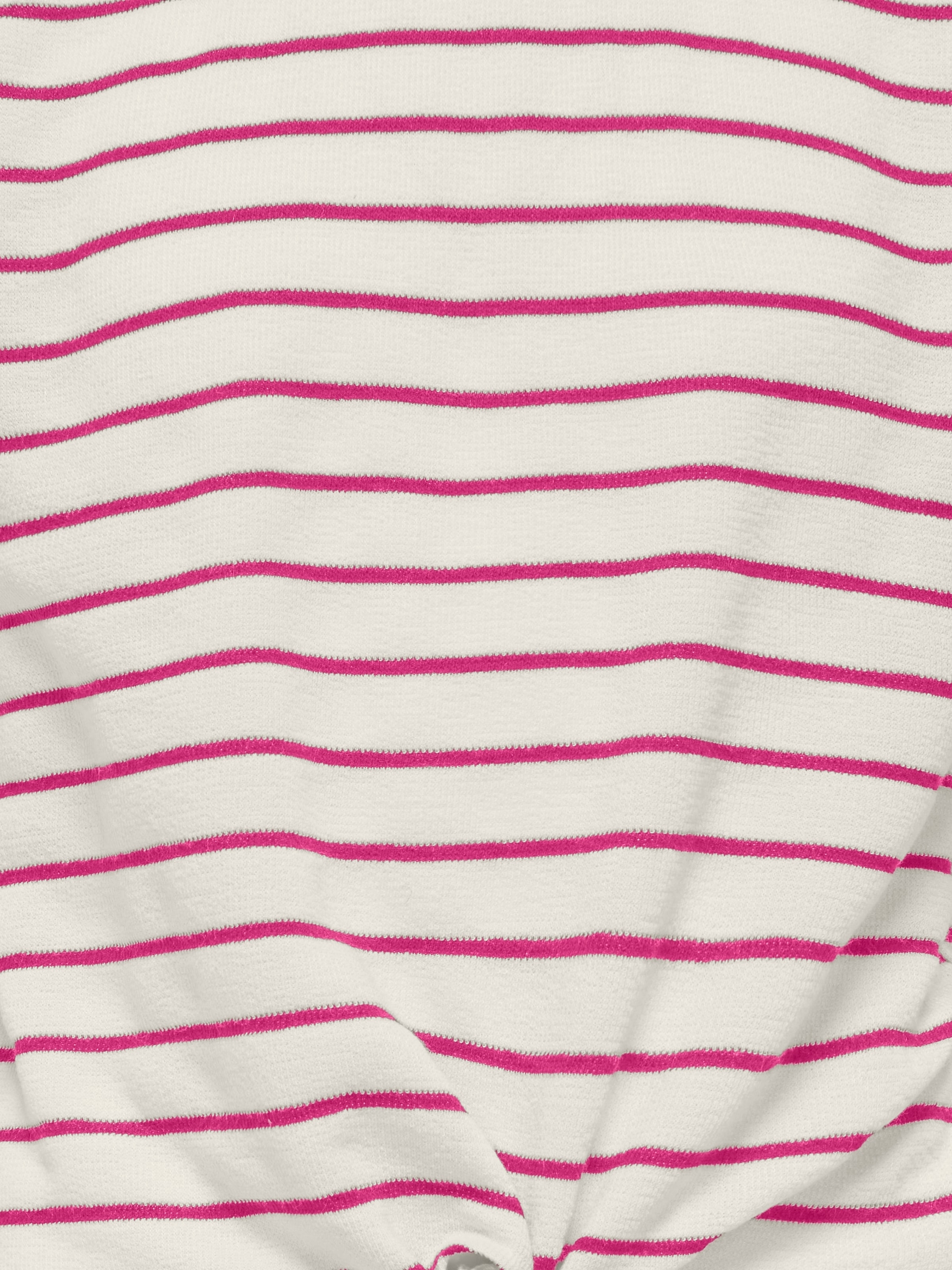 KIDS ONLY T-Shirt »KOGJANA SS STRIPED KNOT TOP JRS« mit coolem Knotendetail