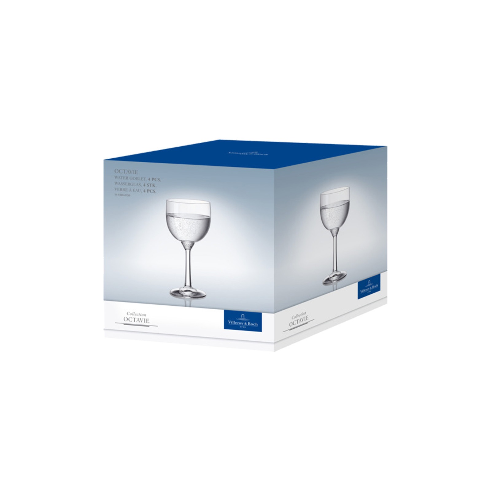 Villeroy & Boch Glas »Wassergläser Octavie 370 ml 4er Set transparent« günstig online kaufen