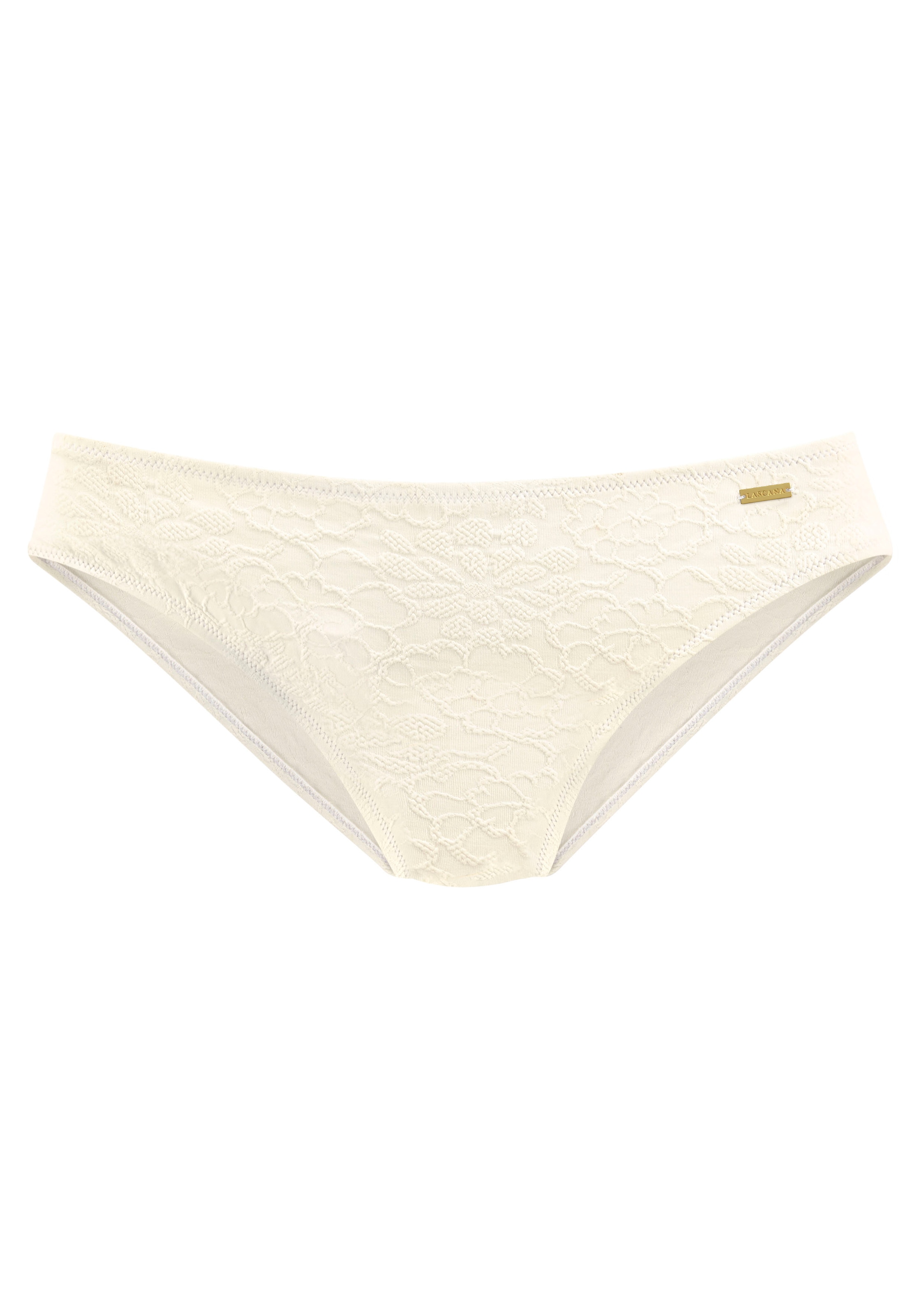 Buffalo Bikini-Hose »Bubble«, mit floralem Strukturmuster