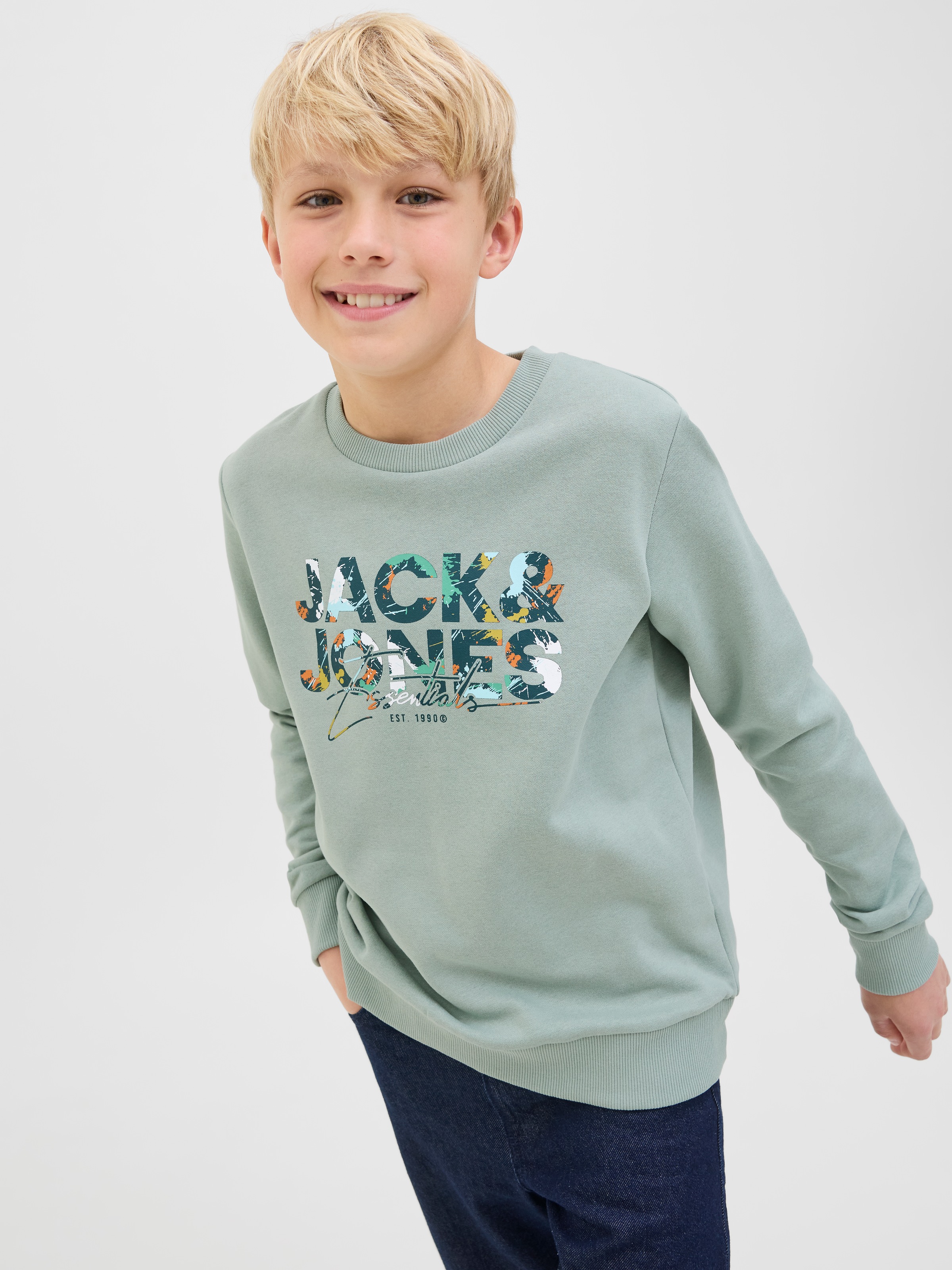 Jack & Jones Junior Sweatshirt »JJGEPLAS SWEAT CREW NECK JNR«