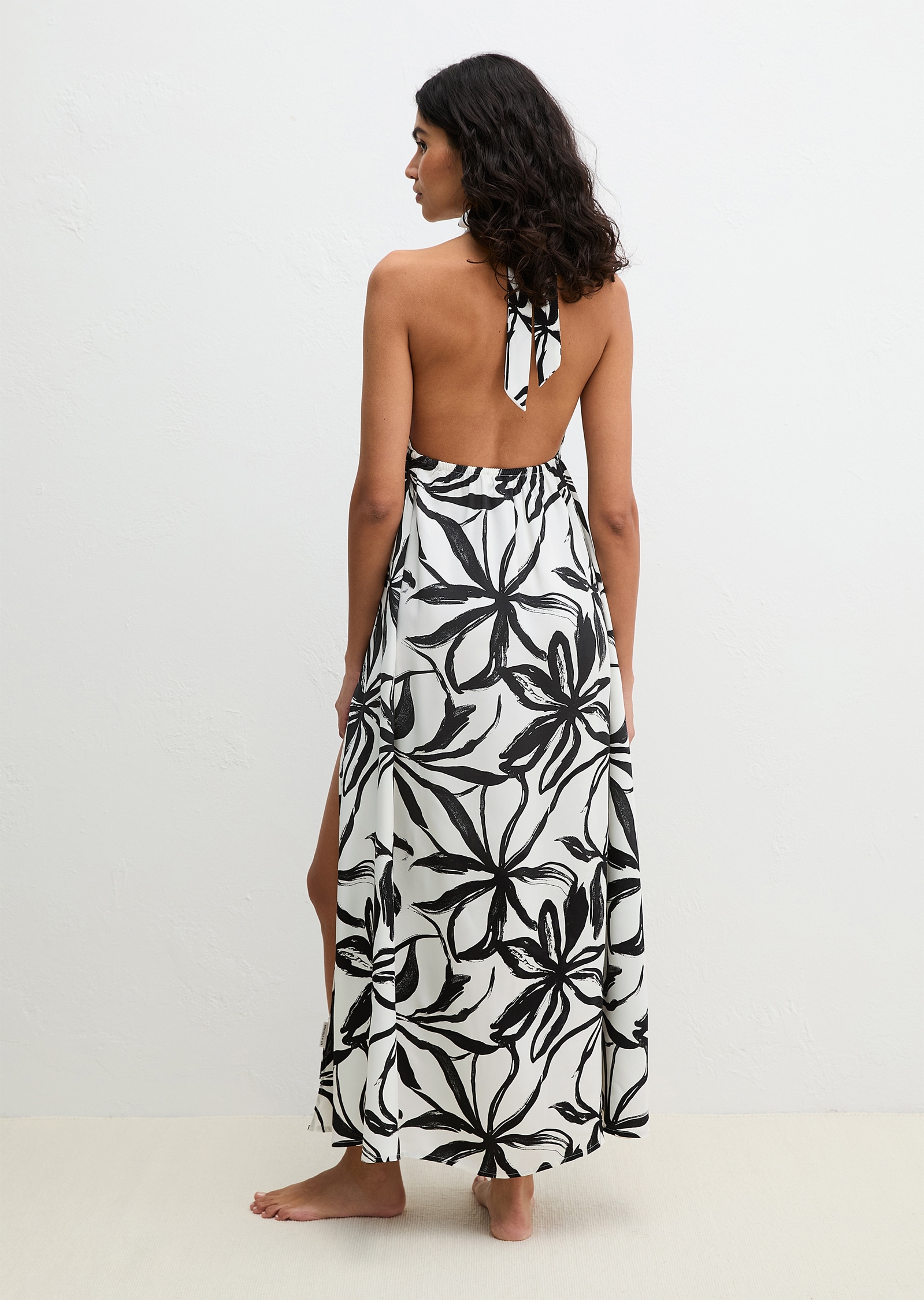 Marc O'Polo Neckholderkleid mit Allover-Print