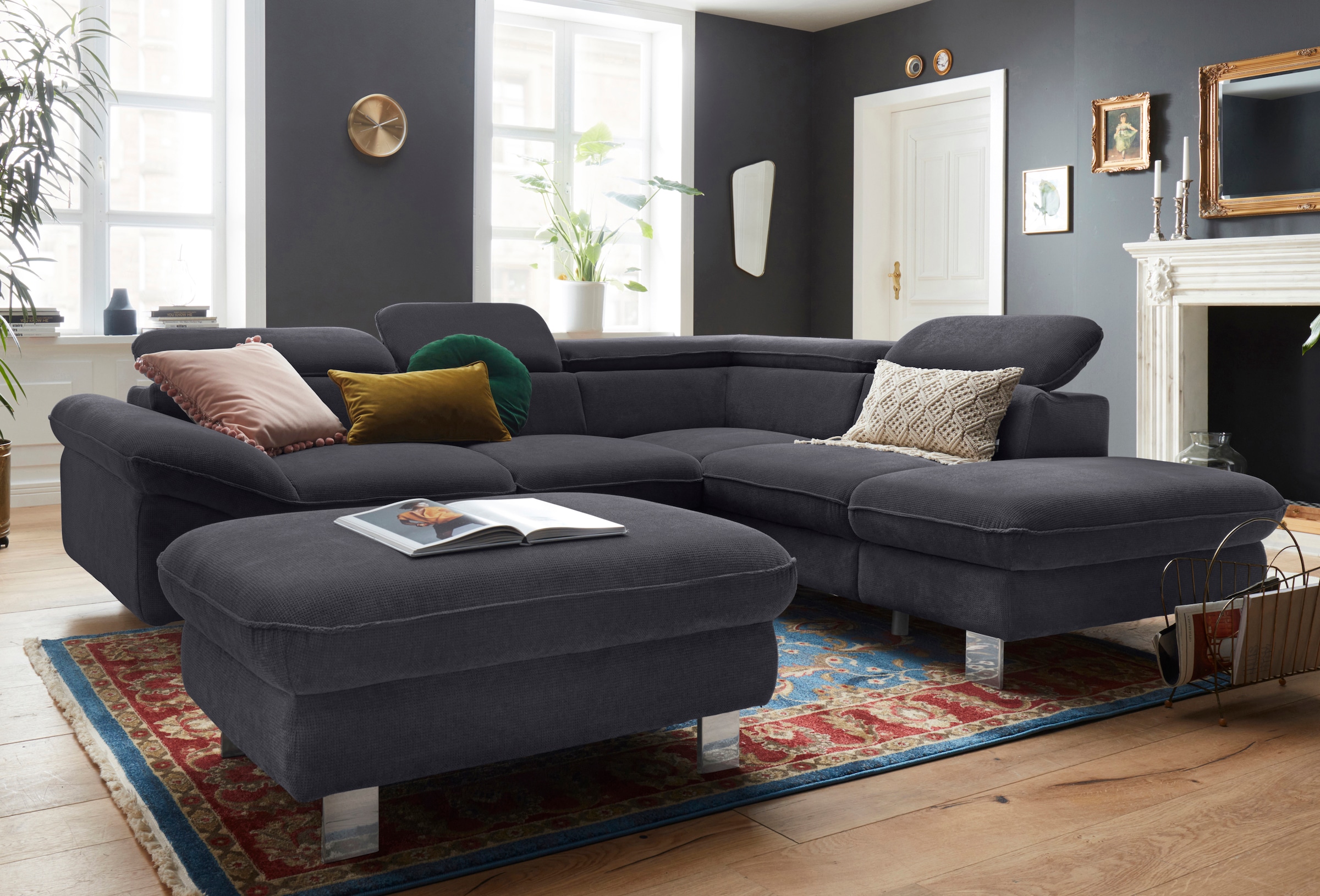 COTTA Polstergarnitur »Driver L-Form« Set, 2 Stk. tlg. Set bestehend aus: E günstig online kaufen