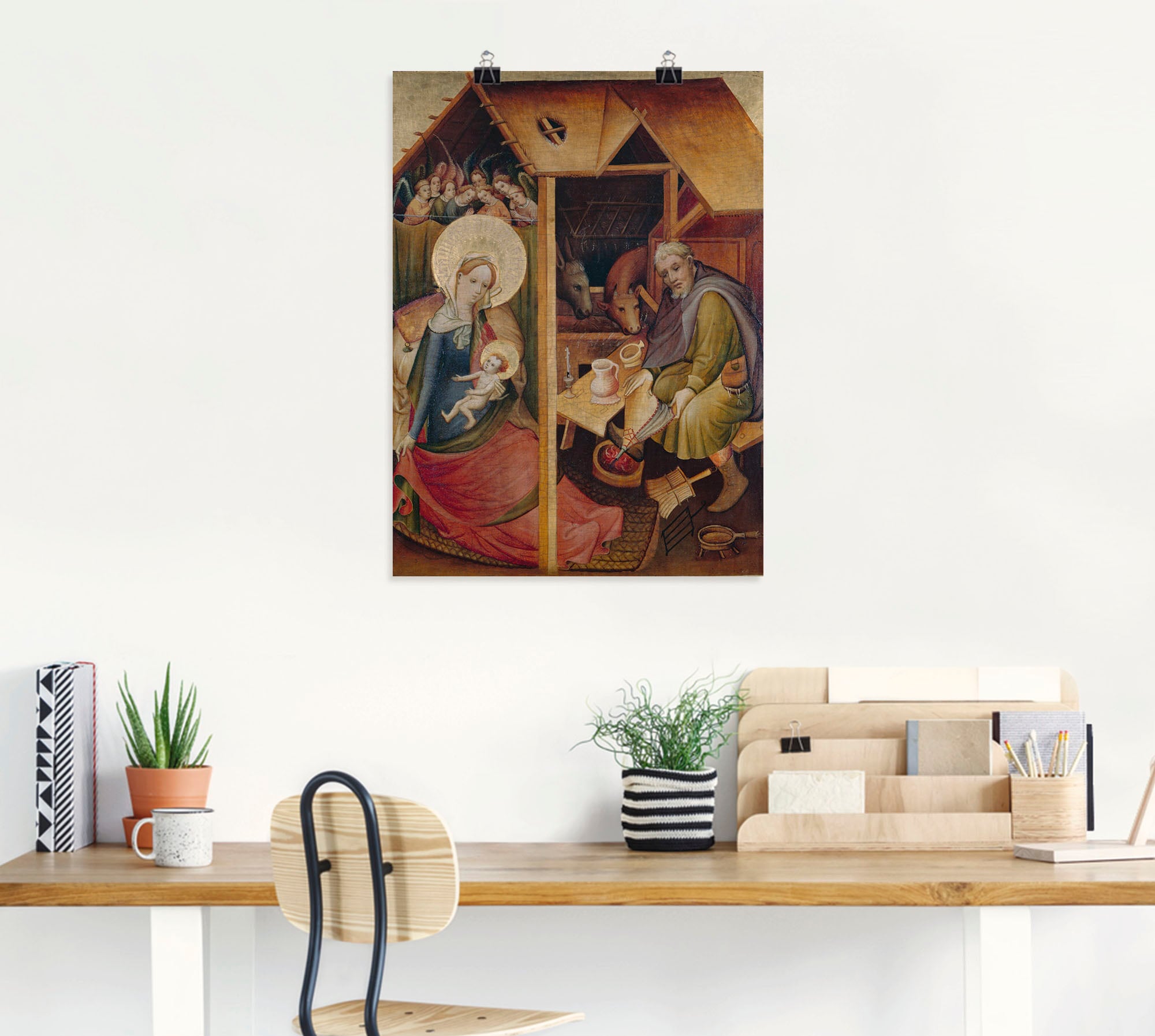 Artland Kunstdruck »Sogenannte Goldene Tafel. Geburt Christi«, Religion, (1 günstig online kaufen