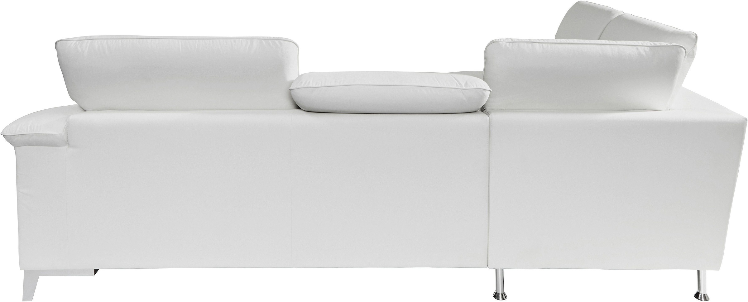 COTTA Polstergarnitur »Teresa L-Form«, (Set), Set bestehend aus: Ecksofa mit Kopfteilverstellung & Hocker