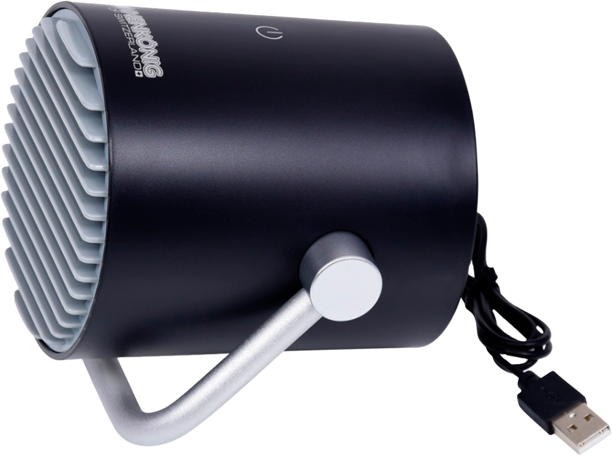 Sonnenkönig Tischventilator »Tube ohne Trafo, handlich, zwei starke Lüfter, Leistung 2W, praktisch,«, 5500 U/Min, perfekt für den Bürotisch