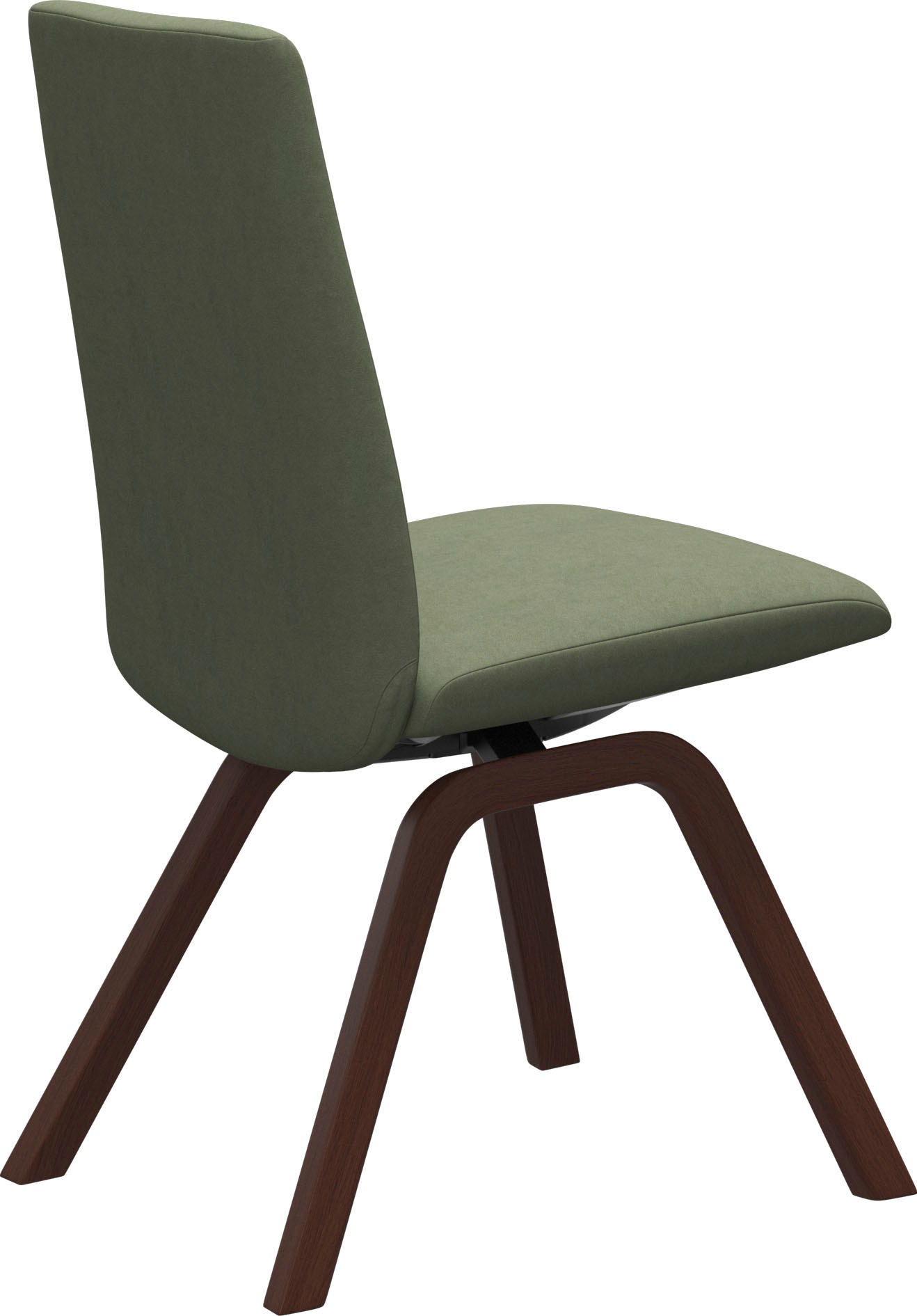 Stressless® Polsterstuhl »Laurel«, Microfaser DINAMICA, Low Back, Größe M, mit schräggestellten Beinen in Walnuss
