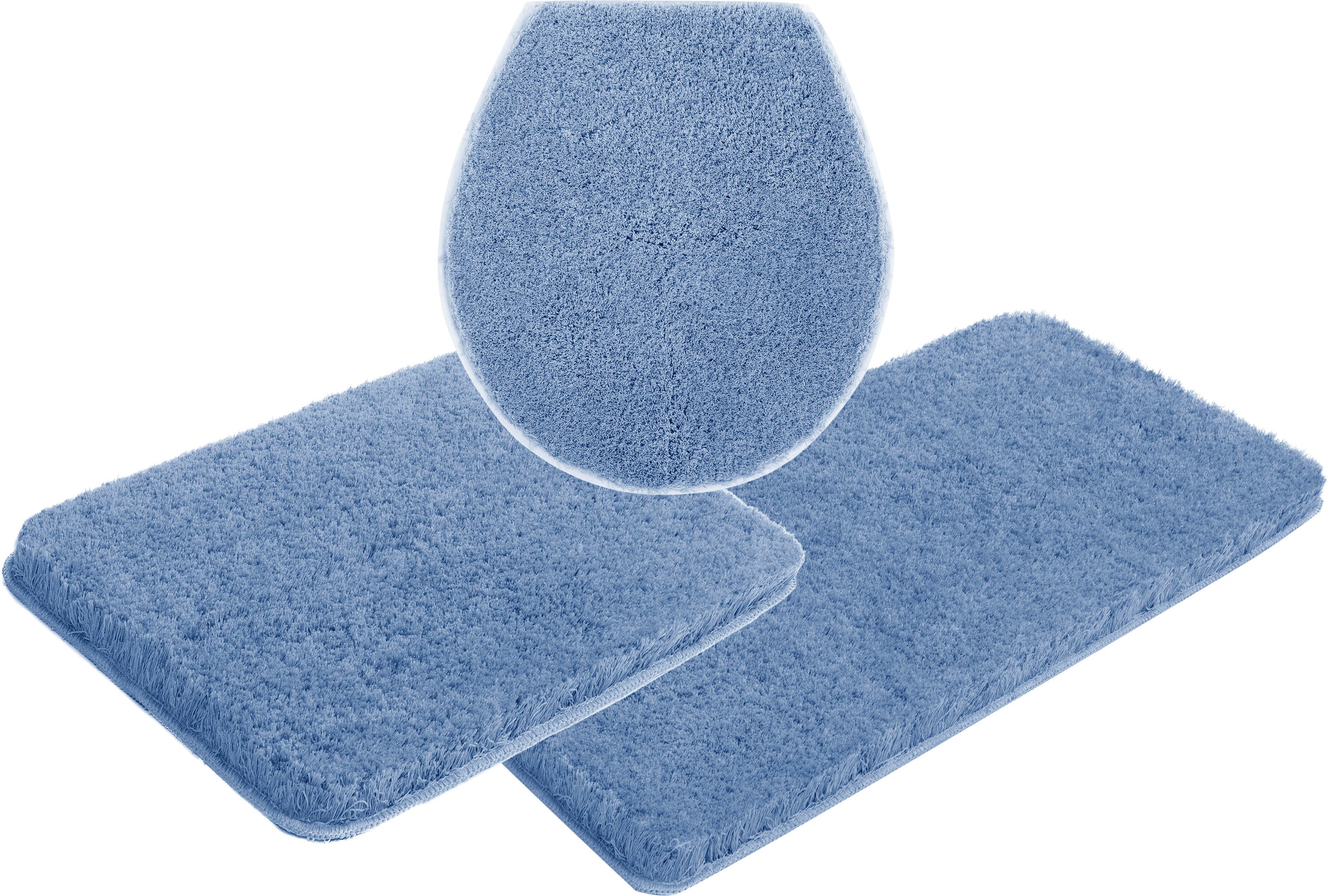 my home Badematte »Porto, sehr feiner Flor, weich« Höhe 30 mm rutschhemmend günstig online kaufen