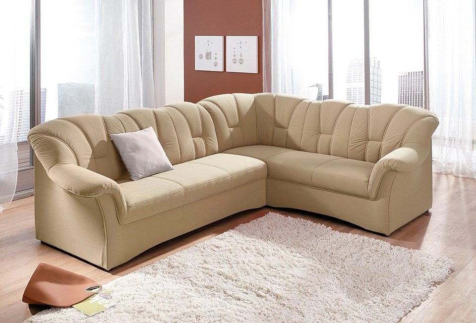 DOMO collection Ecksofa "Papenburg B/T/H: 242/190/84 cm L-Form", wahlweise günstig online kaufen