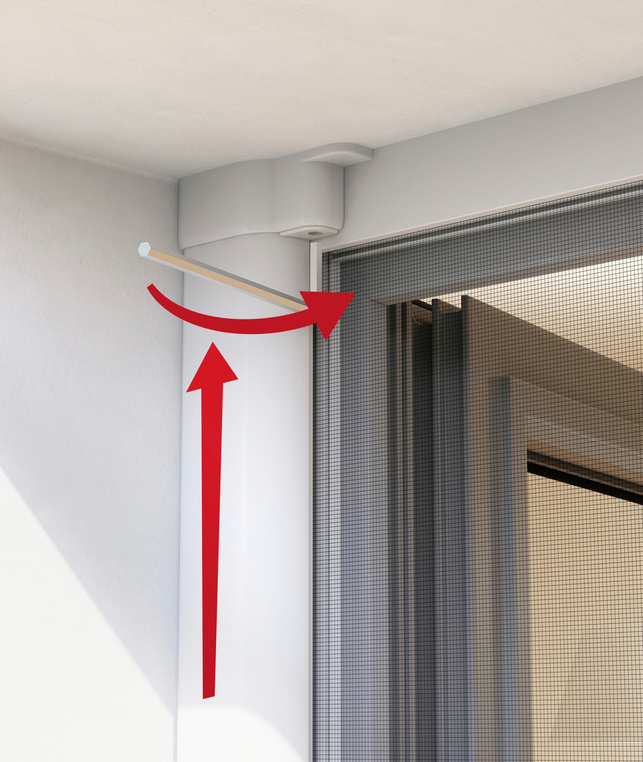 Windhager Insektenschutz-Tür »Rollotür PLUS«, BxH: 225x160 cm