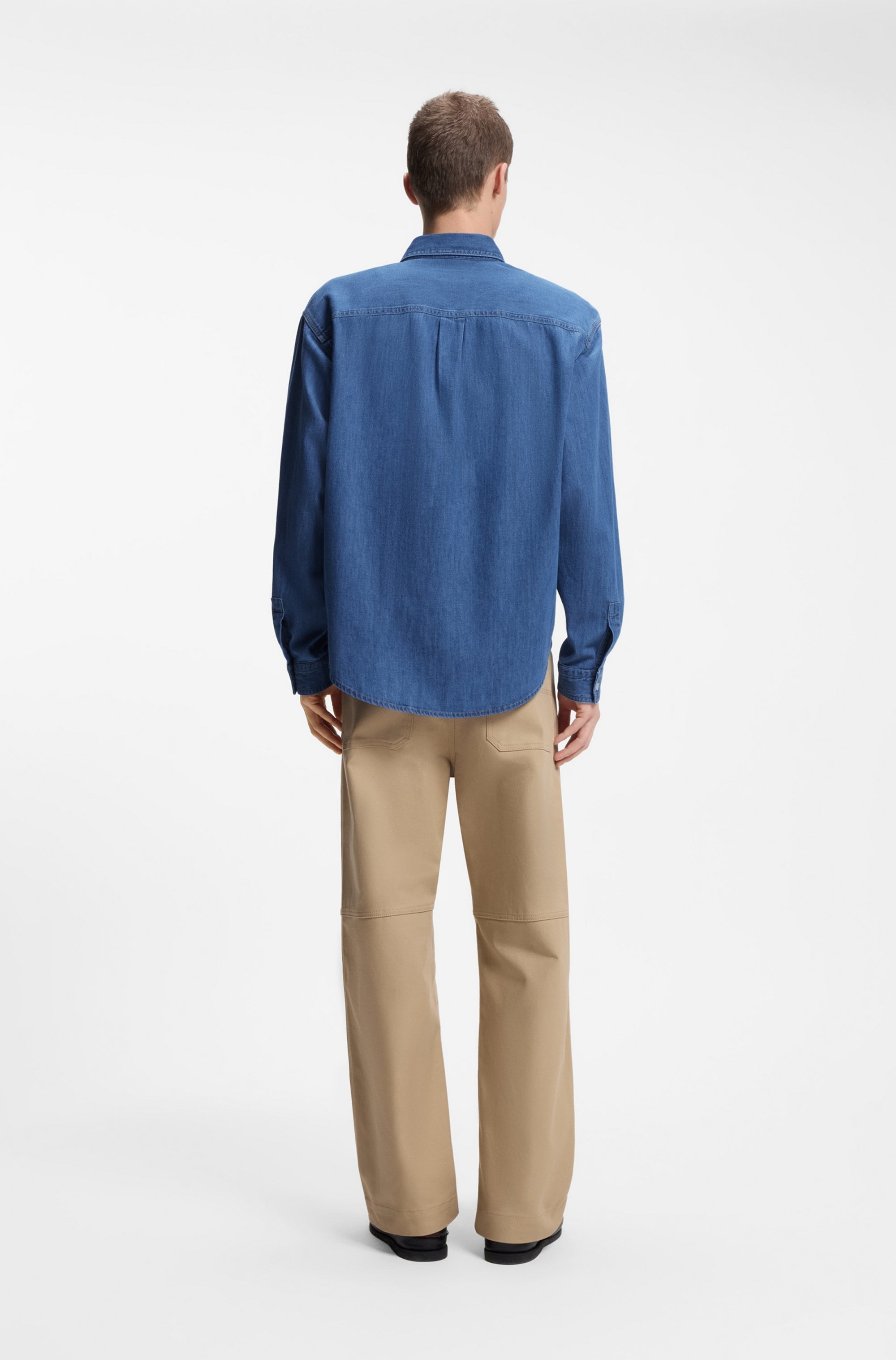 HUGO Jeanshemd »Ebino« in cooler Waschung