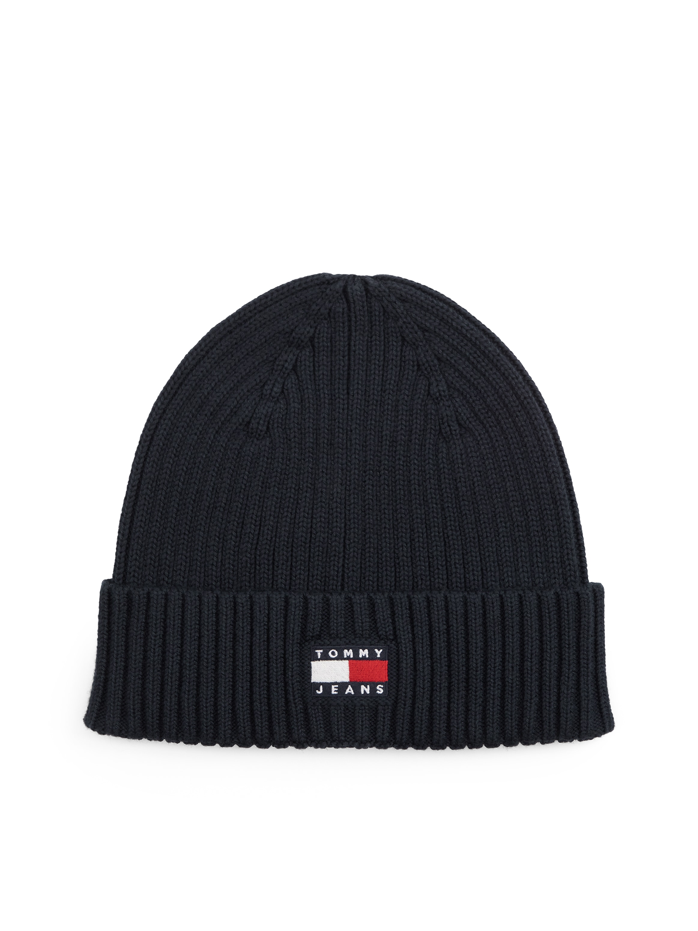 Tommy Jeans Beanie »TJM HERITAGE CORE« Rippstrick, Umschlag, normale Passform