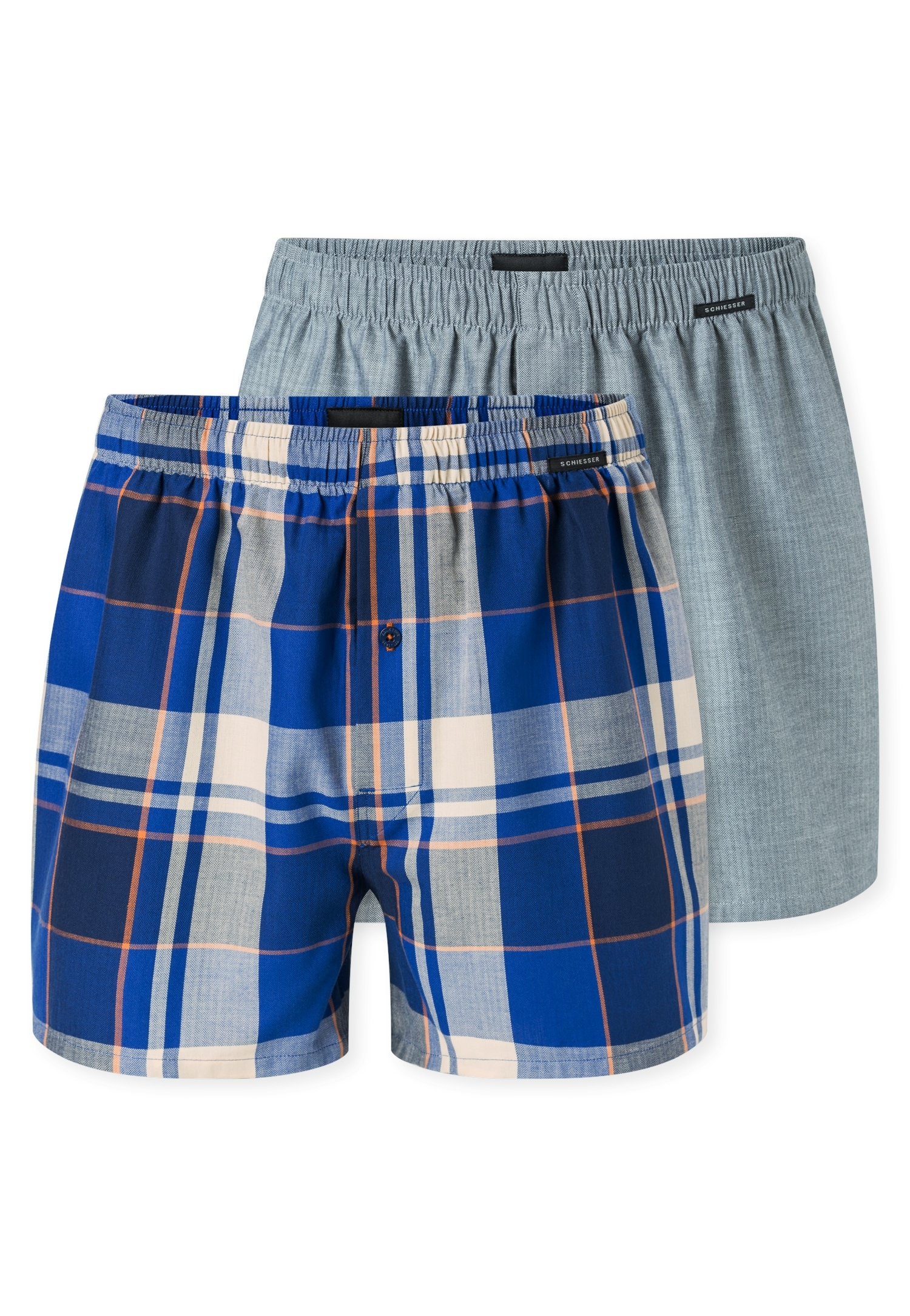 Schiesser Weiter Boxer »Boxershorts Multipack« Eingriff mit Knopf, elastischer Bund, lockere Passform