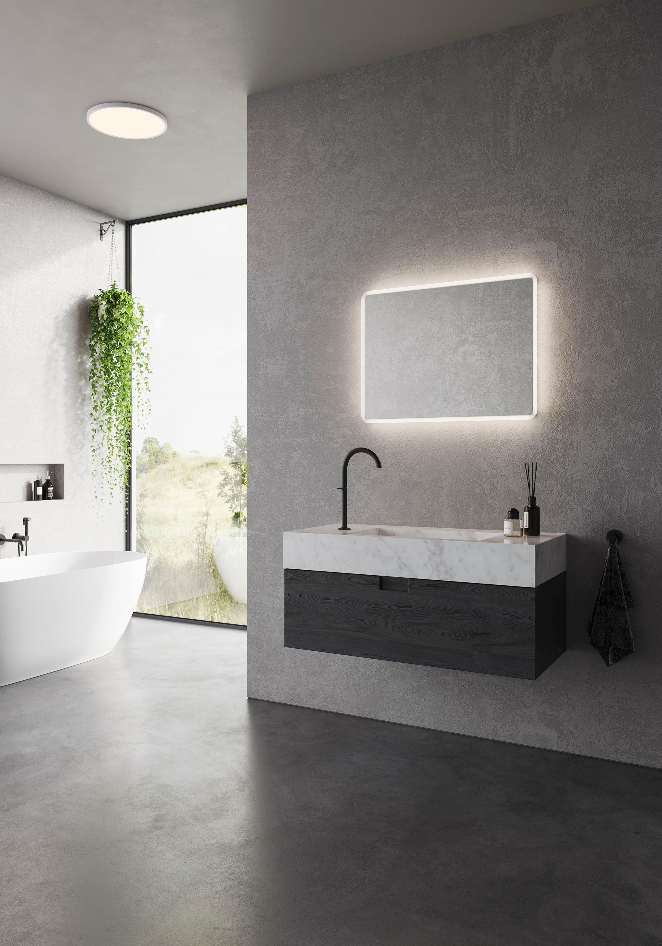 Nordlux LED Bad-Spiegelleuchte »Dovina«, Schutzart IP44, mit integr. LED-Le günstig online kaufen