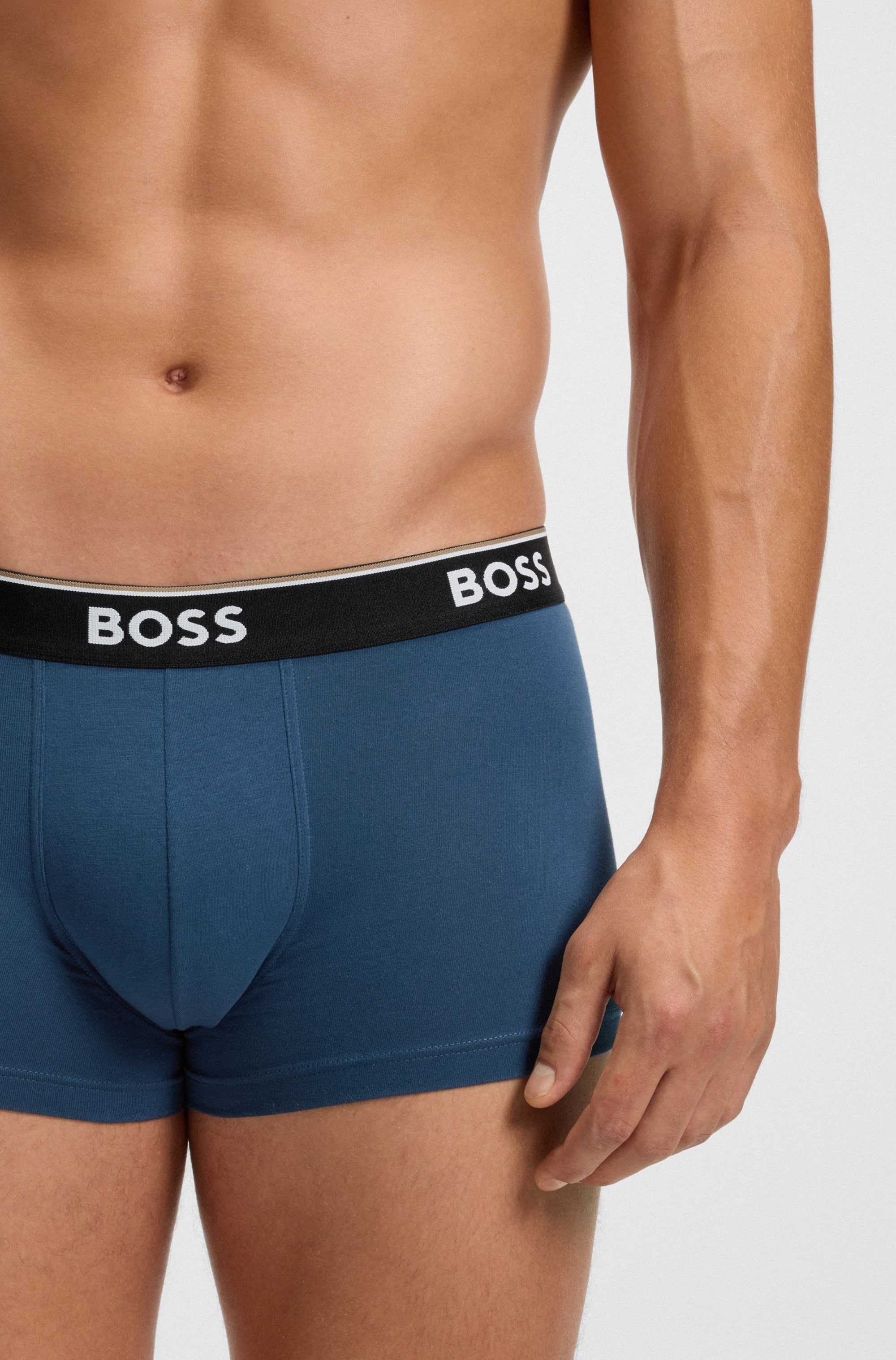 BOSS Trunk »3P Power«, (Packung, 3 St.), mit BOSS Schriftzug auf dem Bund