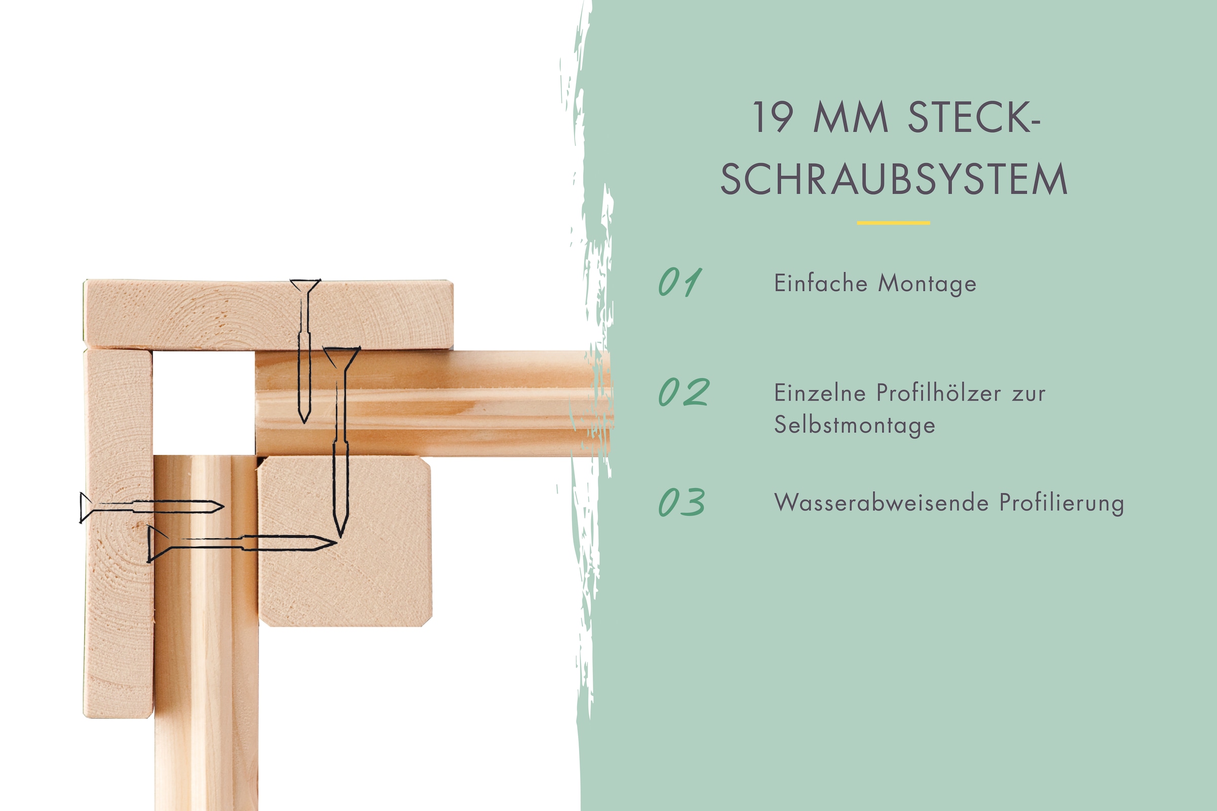 KONIFERA Gartenhaus »Pentus 6«