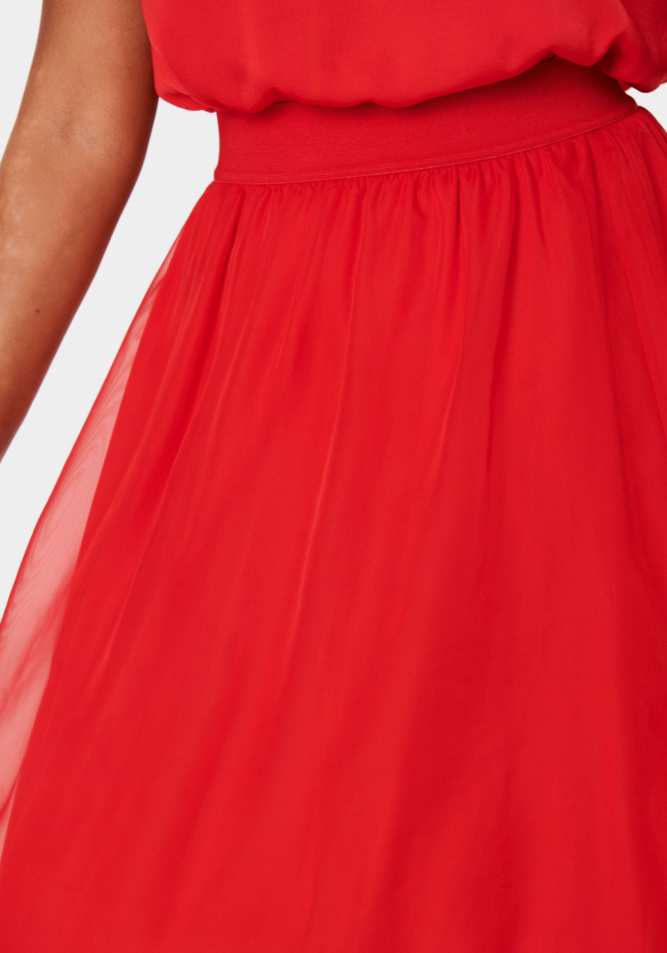 Saint Tropez Midirock »CoralSZ Skirt«, aus Chiffon