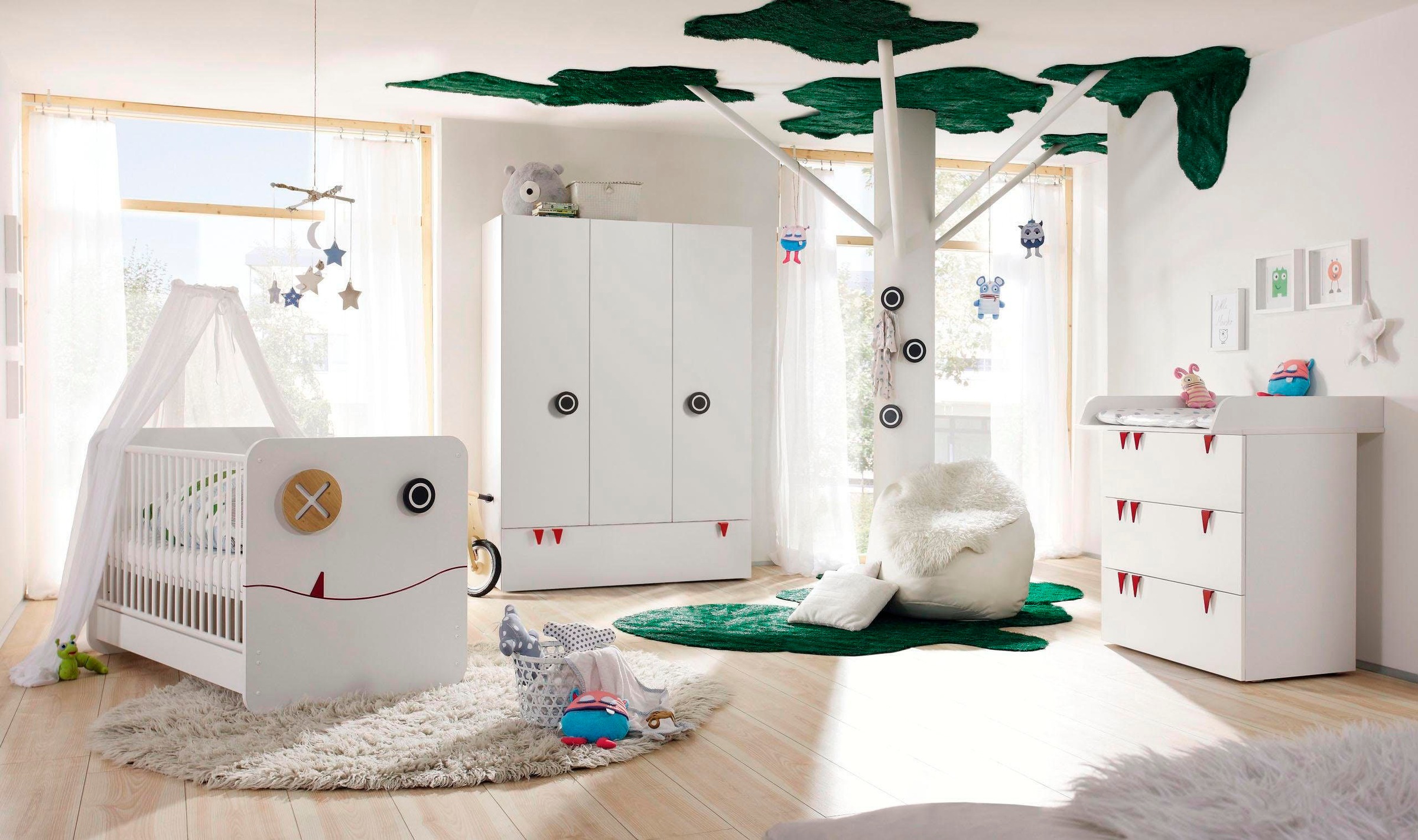 now! by hülsta Babyzimmer-Komplettset »now! minimo«, (Set, 5 St.)