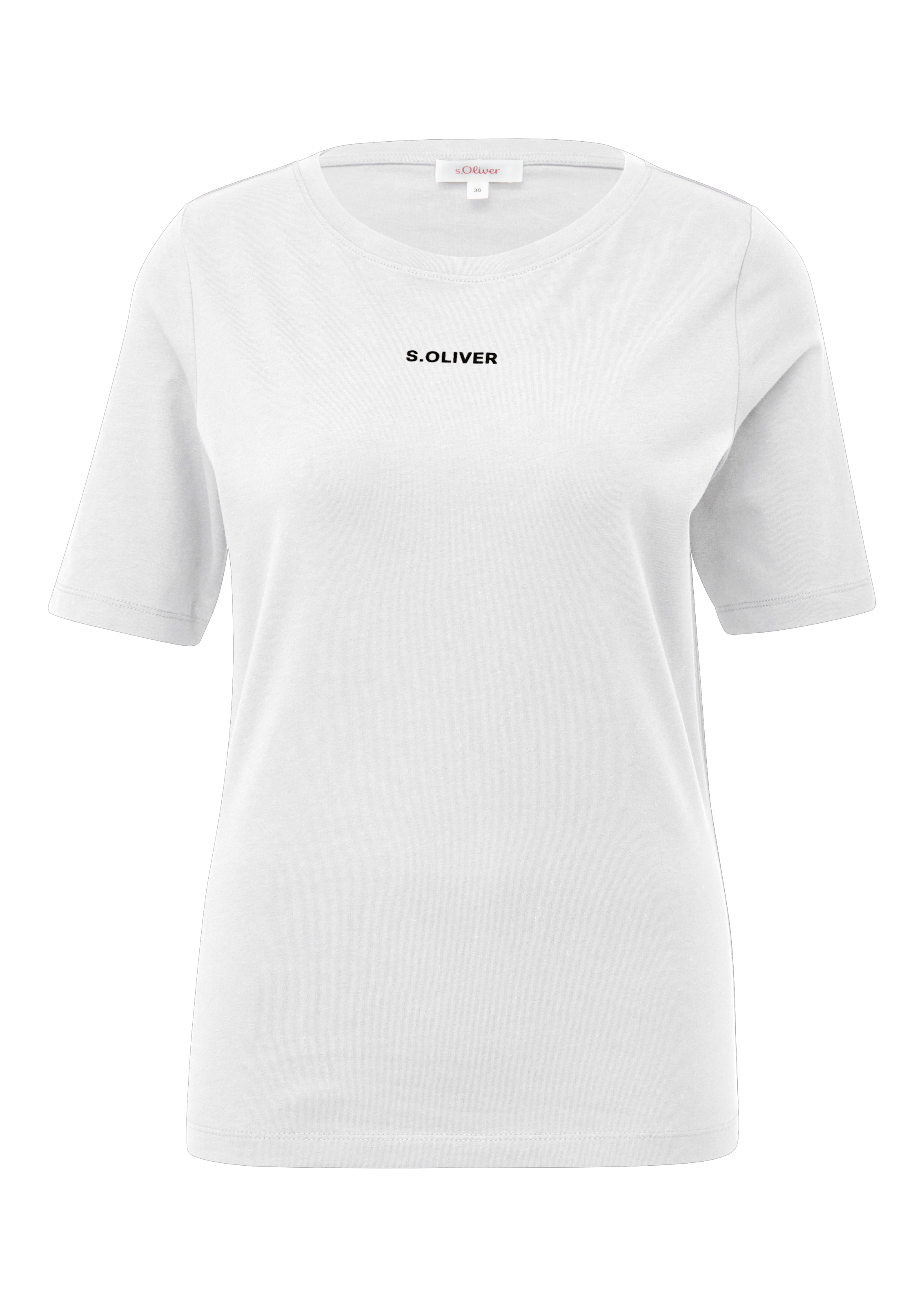 s.Oliver T-Shirt, mit Logoschriftzug