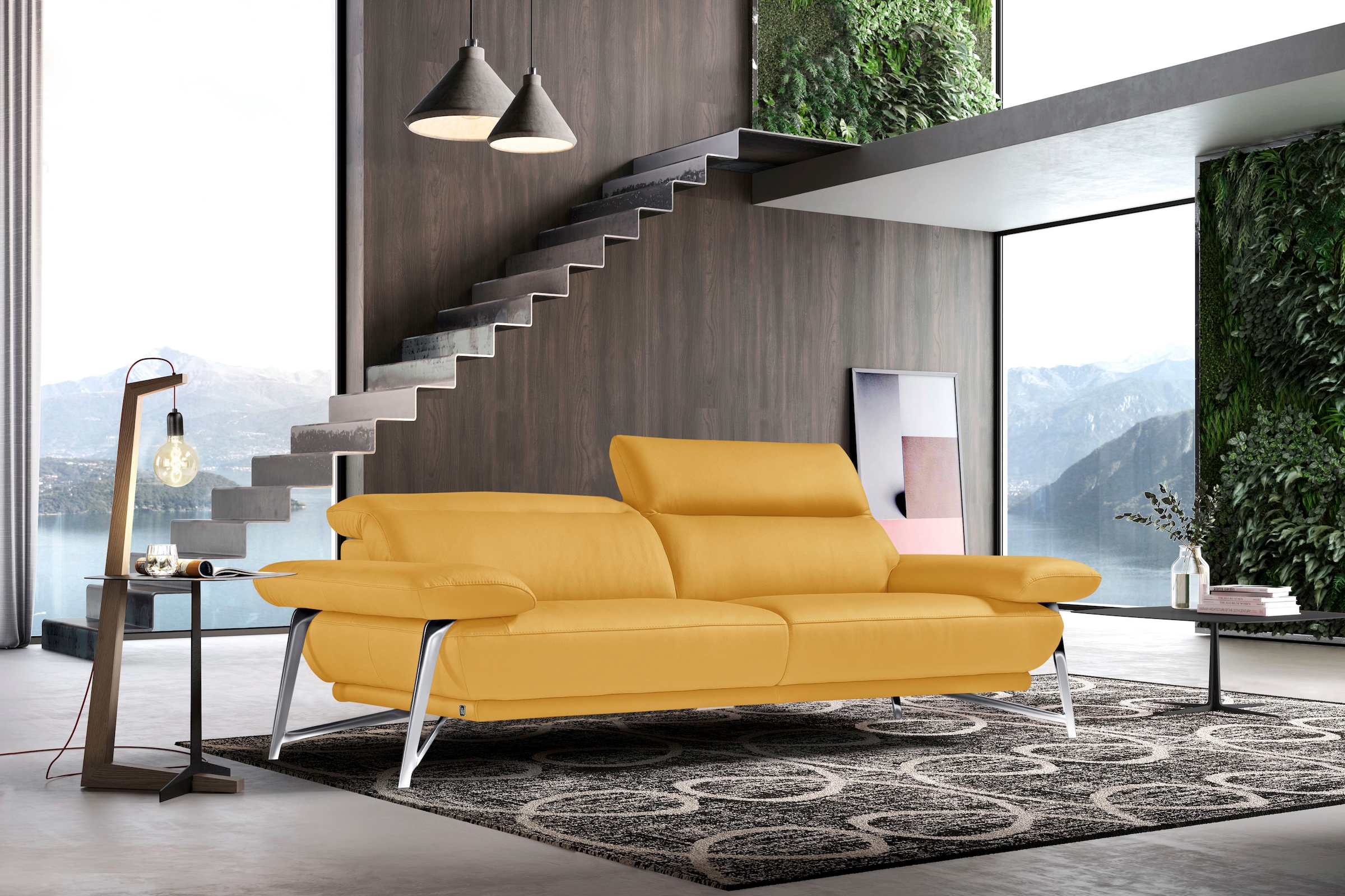 Egoitaliano 2,5-Sitzer »Anais, Designsofa mit hohem Sitzkomfort, Designfuß, günstig online kaufen
