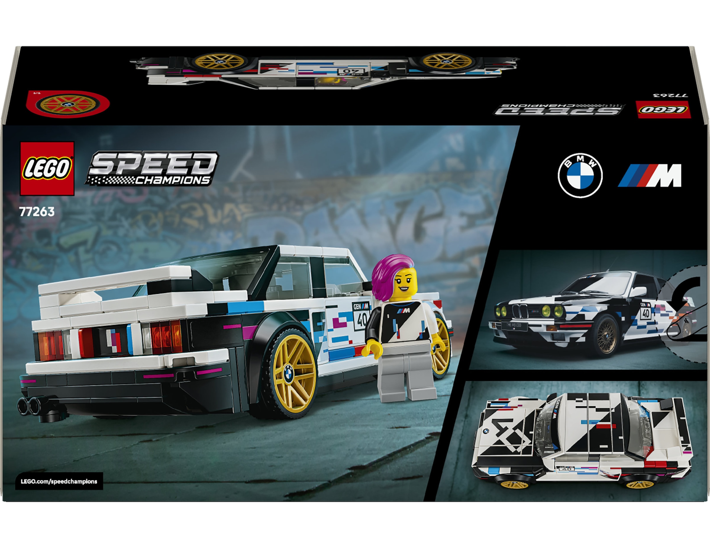 LEGO® Konstruktionsspielsteine »BMW M3 (E30) (77263), LEGO Speed Champions« Made in Europe