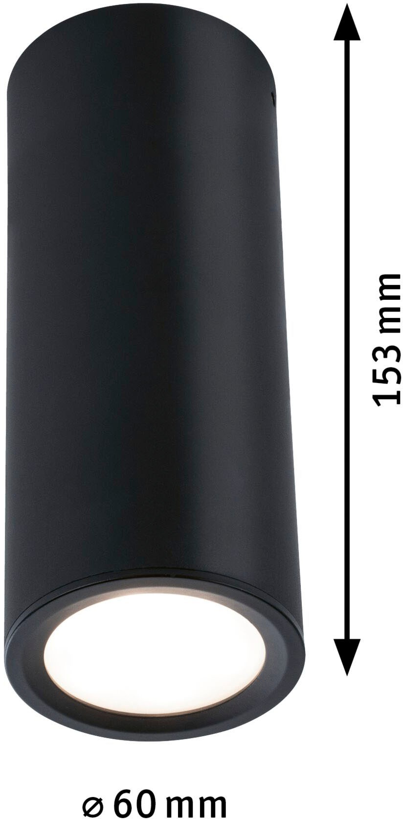 Paulmann Aufbauleuchte »Barrel 1x6W 2700K 470lm«, 1 flammig