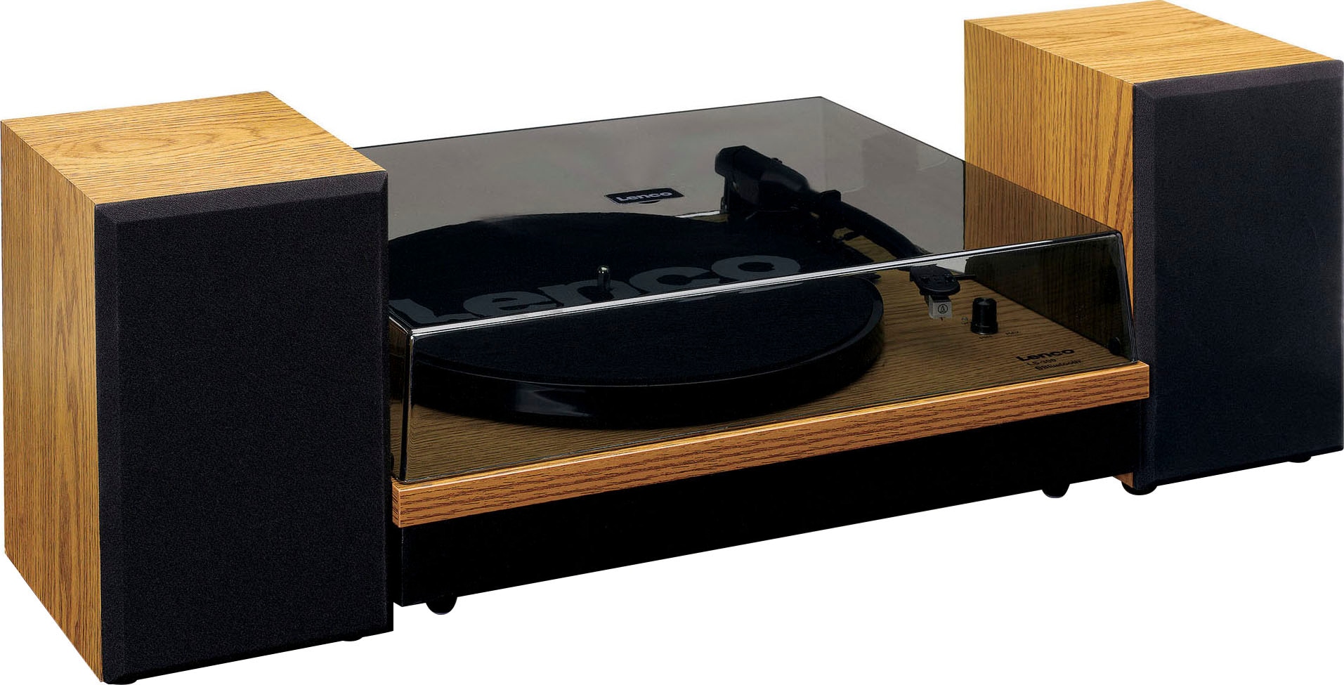 online »LS-300WD ext. mit kaufen Plattenspieler Lautsprechern« Lenco Plattenspieler