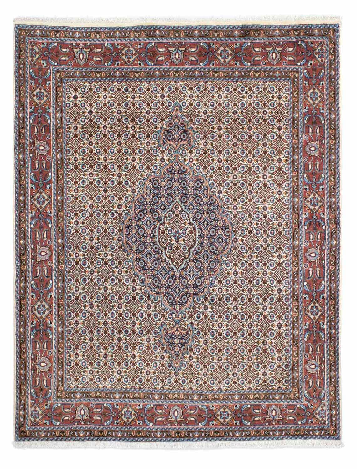 morgenland Wollteppich »Täbriz - 50 Raj Medaillon Blu scuro 90 x 60 cm«, re günstig online kaufen