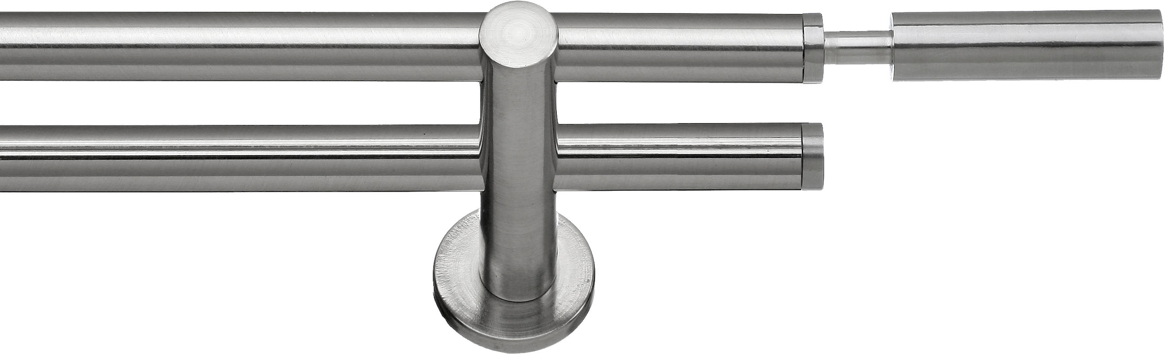 indeko Gardinenstange »Inka« Ø 16 mm 2 läufig-läufig Fixmaß Komplett-Set in günstig online kaufen