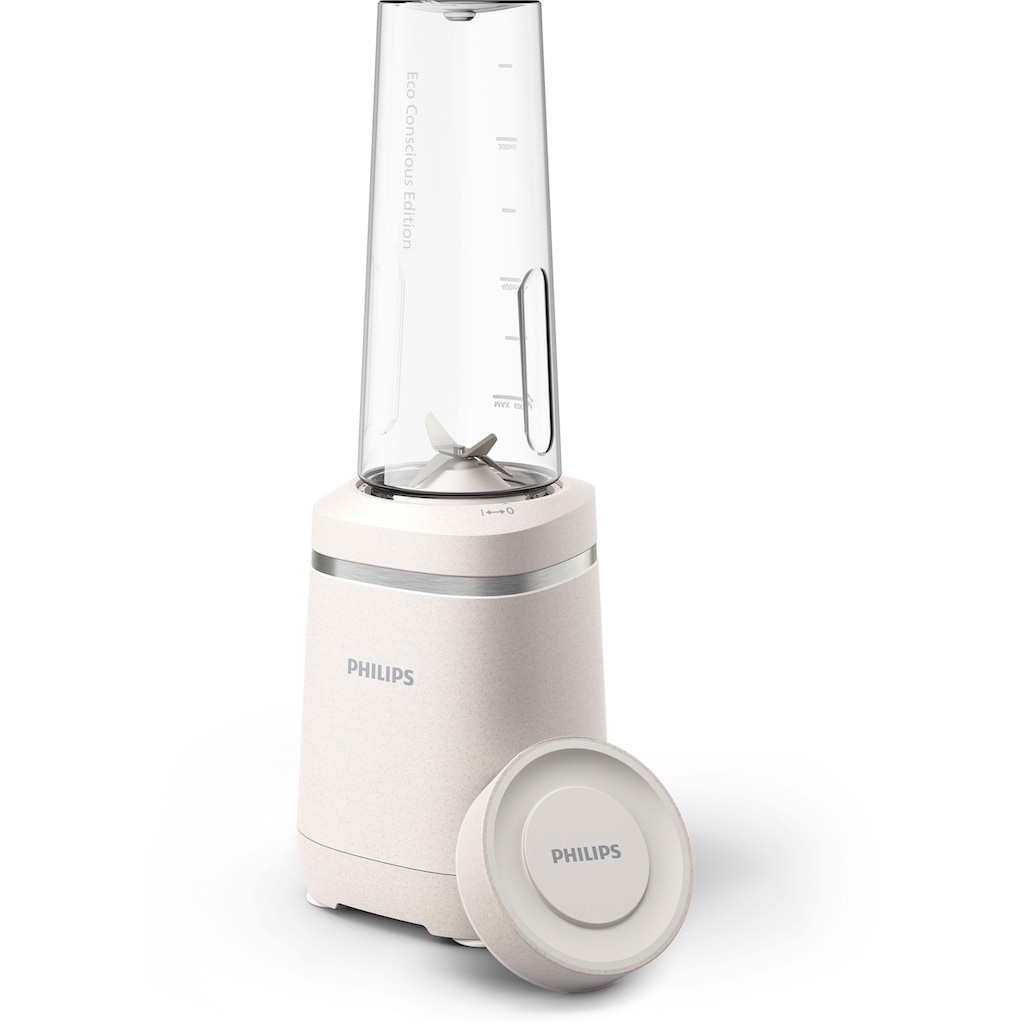 Philips Standmixer »HR2500/00 Eco Conscious Collection, mit ProBlend Technologie,«, 350 W, 600ml-Tritan-Becher, aus biobasierter Kunststoff; Seidenweiß matt