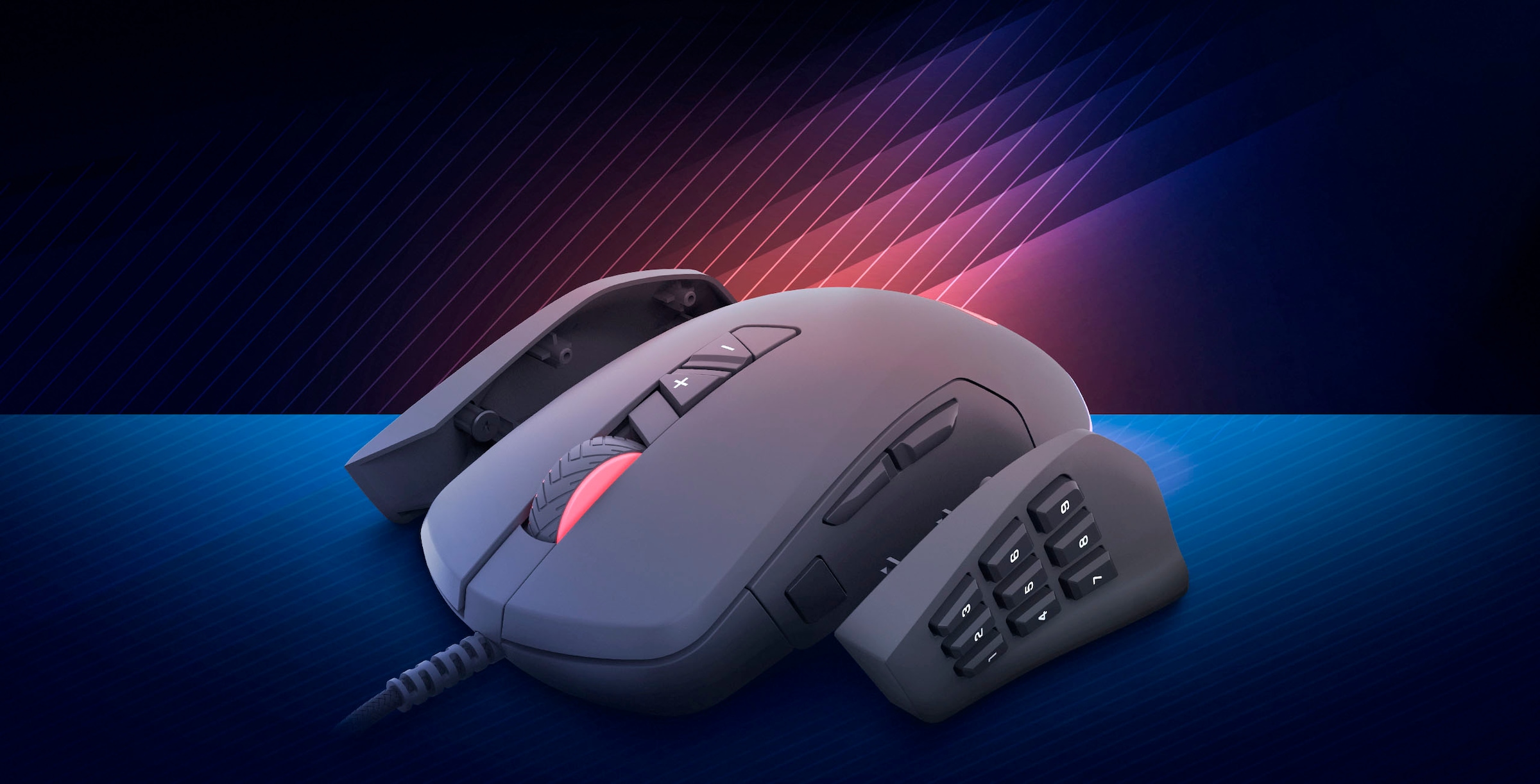 Genesis Gaming-Maus »XENON 770«, kabelgebunden